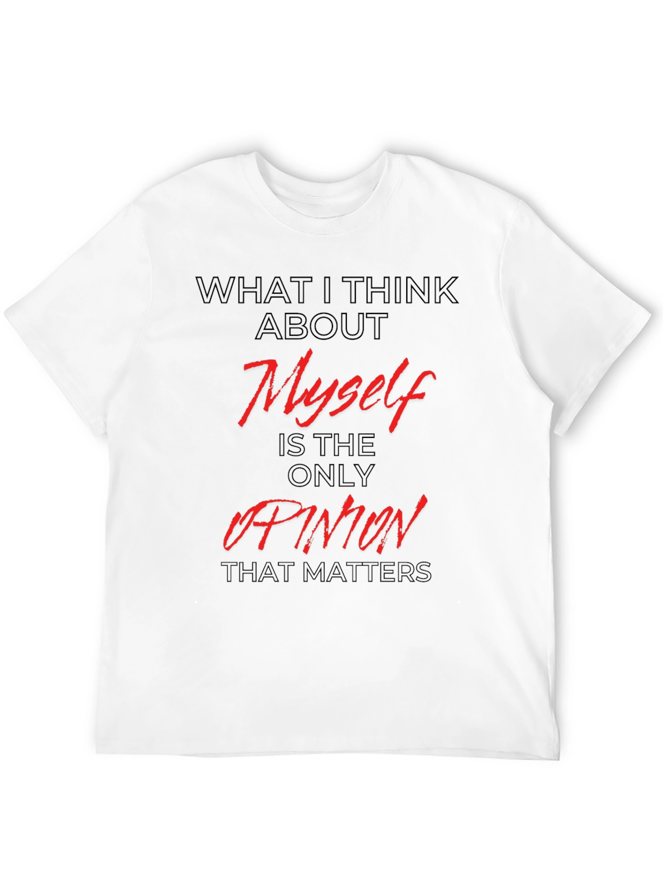 My Opinion Matters Graphic Tee - Black - 12