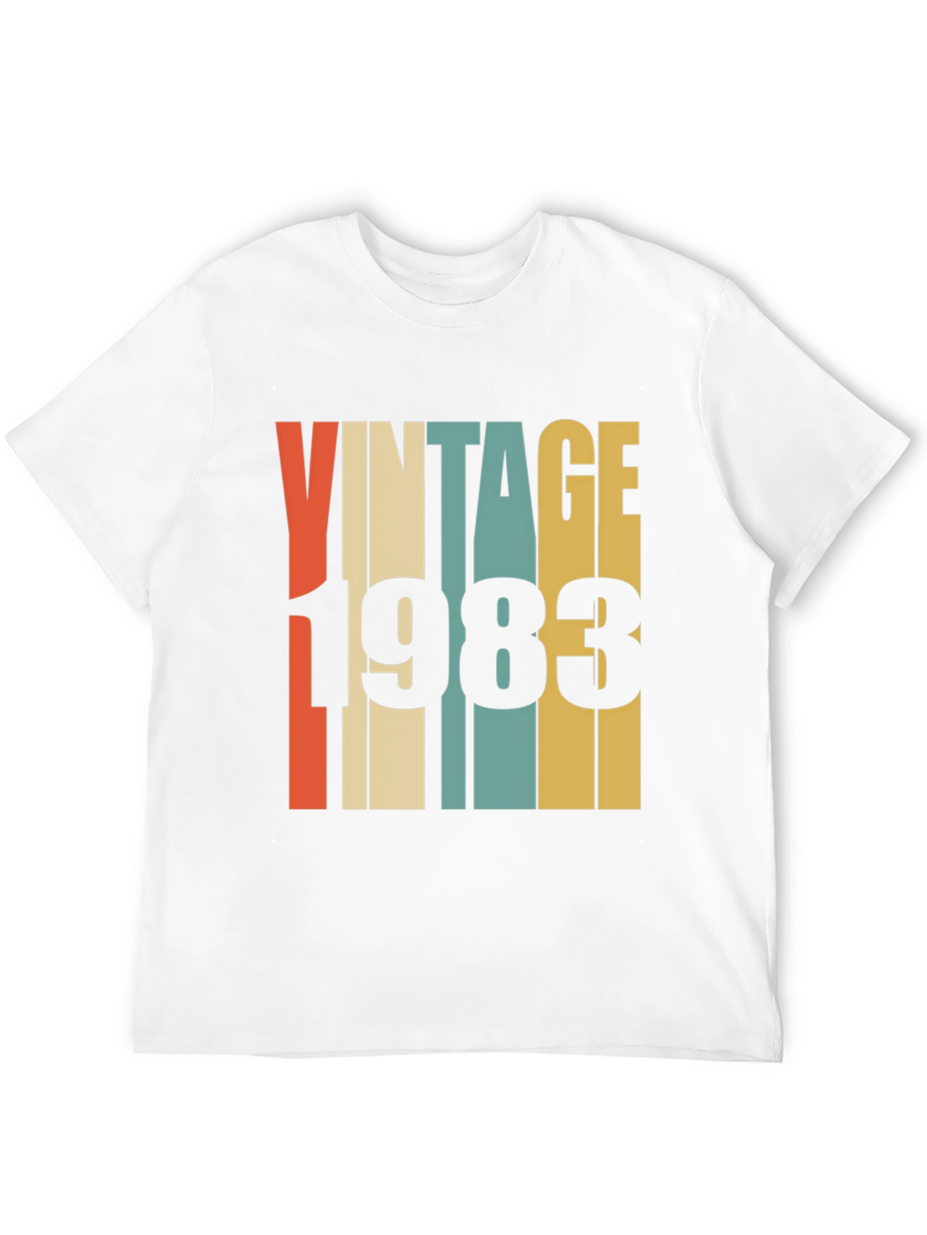 Black Vintage 1983 Retro T-Shirt view 12