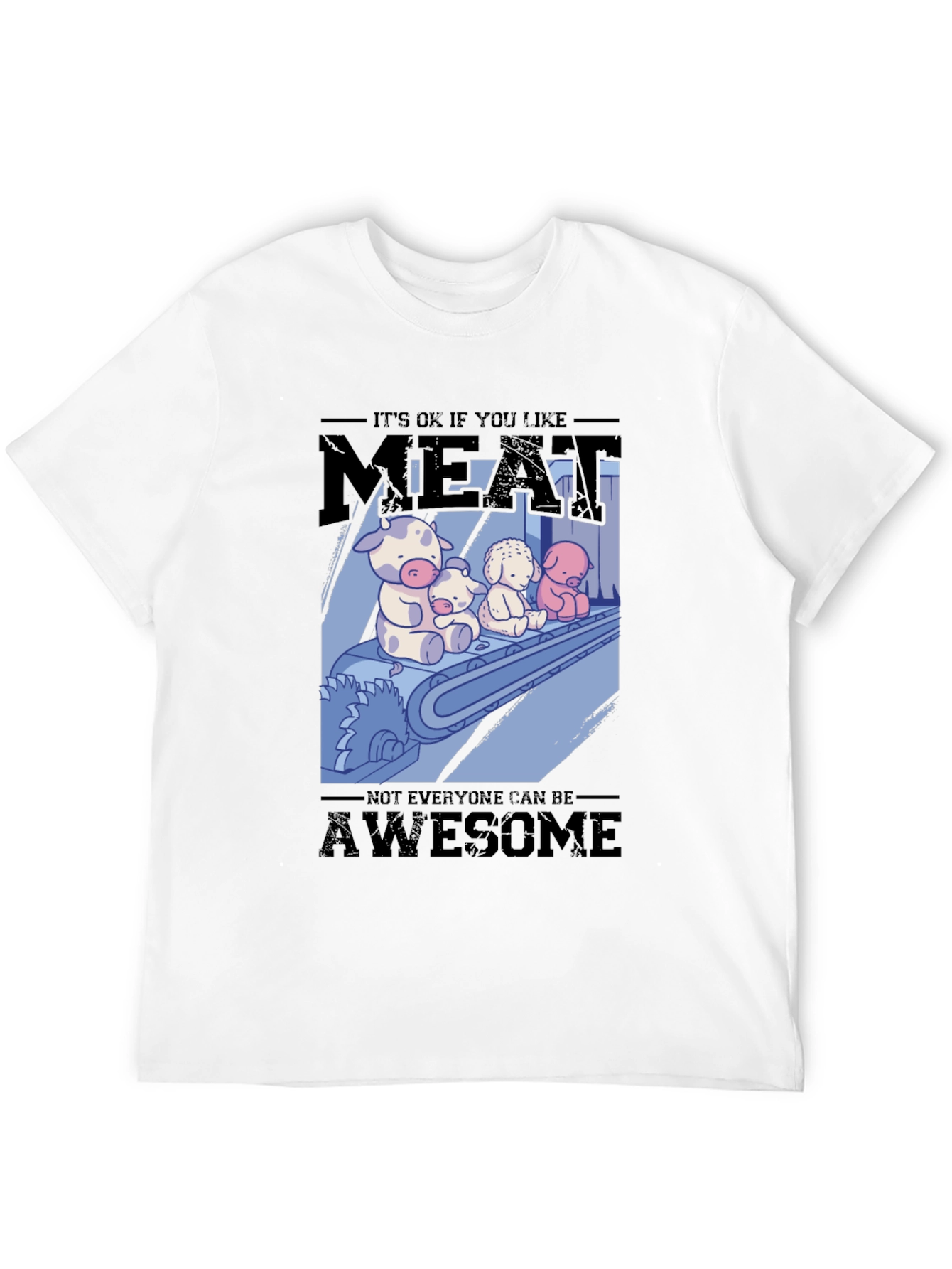 Black Meat Lover's T-Shirt: It's OK if You Like Meat! view 12