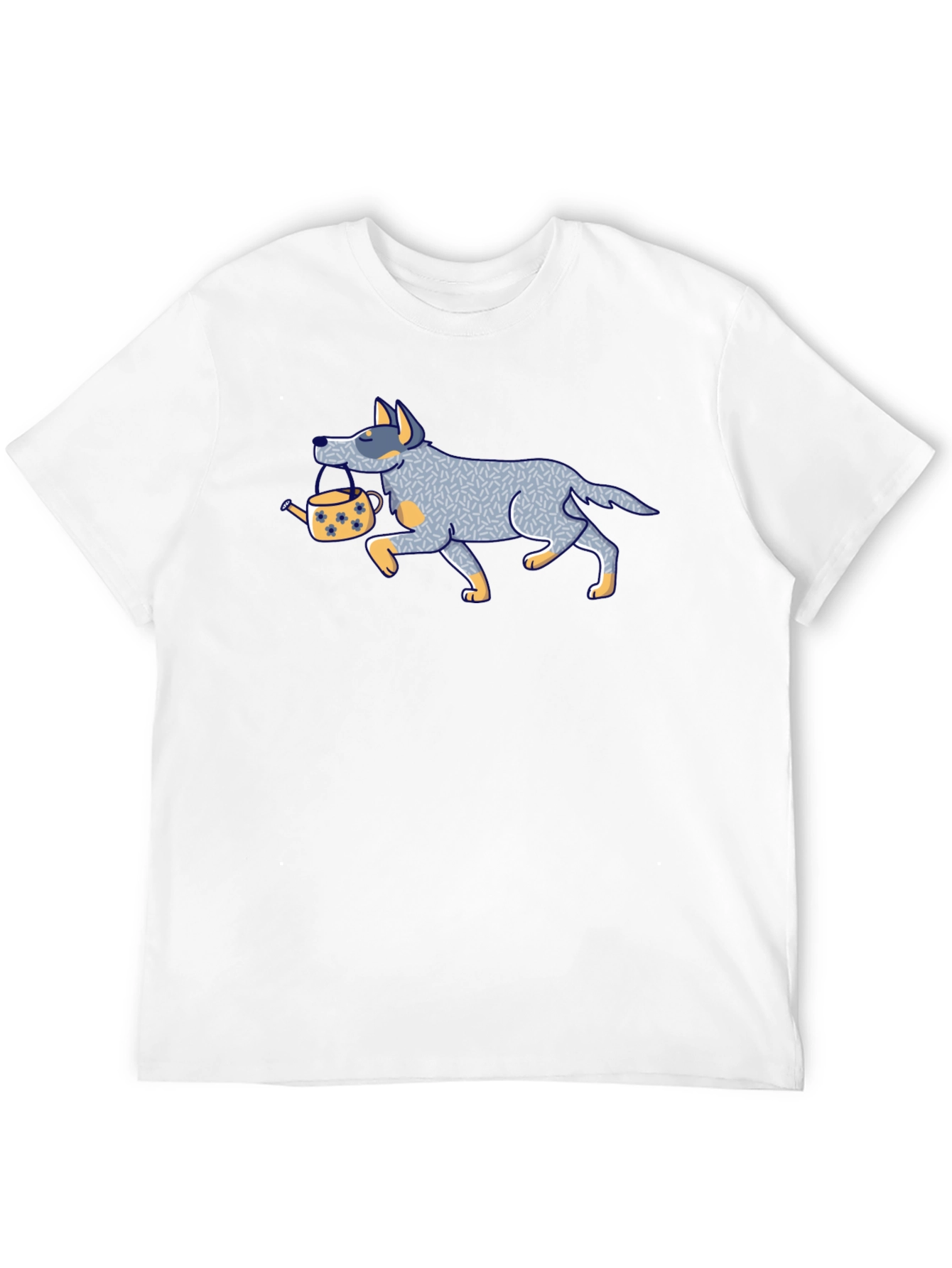 Dog with Teapot Graphic Tee - 12