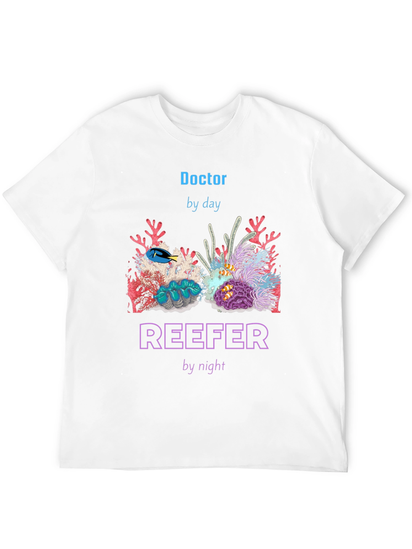 Black Doctor by Day, Reefer by Night T-Shirt view 12