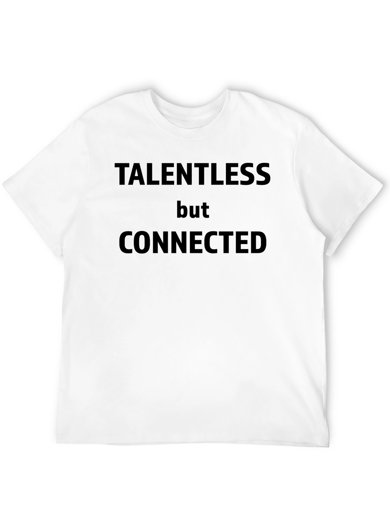 Black Talentless But Connected T-Shirt - Mens Fashion view 12