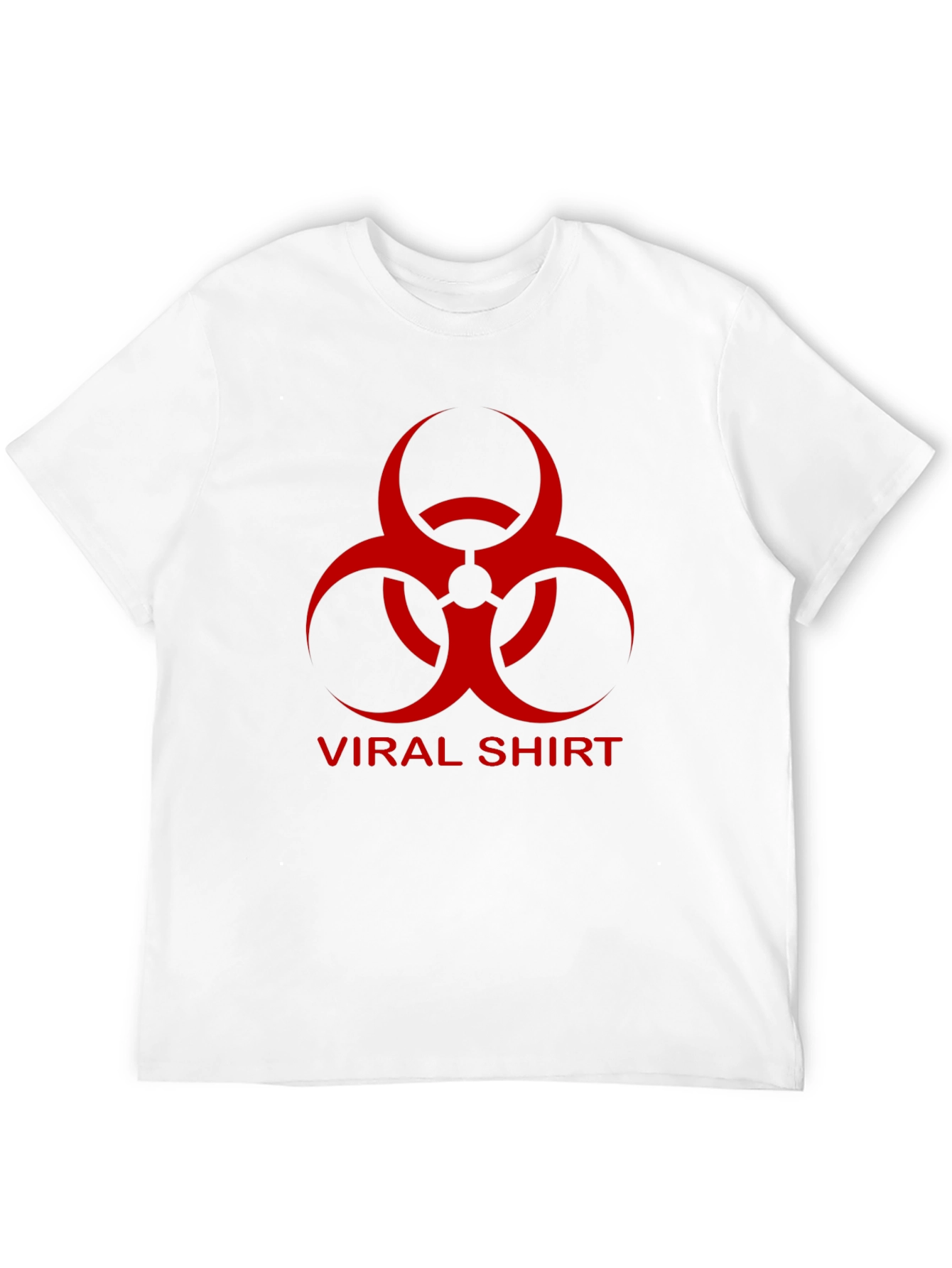 Black Viral Shirt Graphic Tee - Biohazard Design view 12