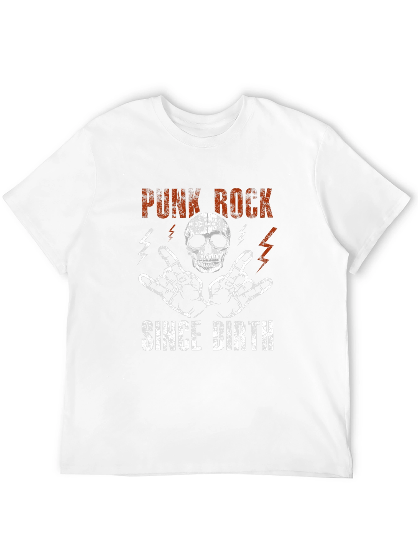 Black Punk Rock Since Birth Black T-Shirt view 12