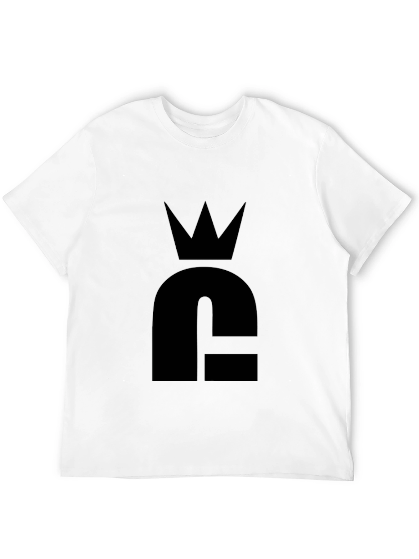 Black Crown Logo Black T-Shirt - Stylish & Minimalist view 12