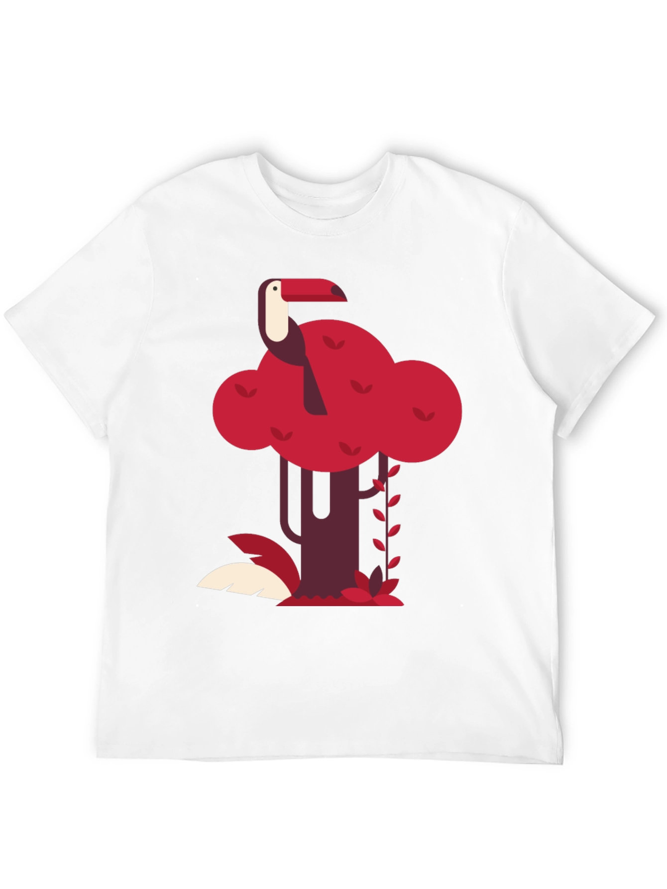 Black Tropical Toucan Graphic Tee - Black view 12