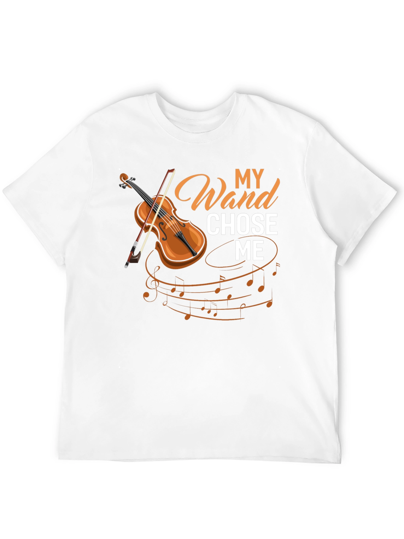 Black My Wand Chose Me Violin T-Shirt view 12