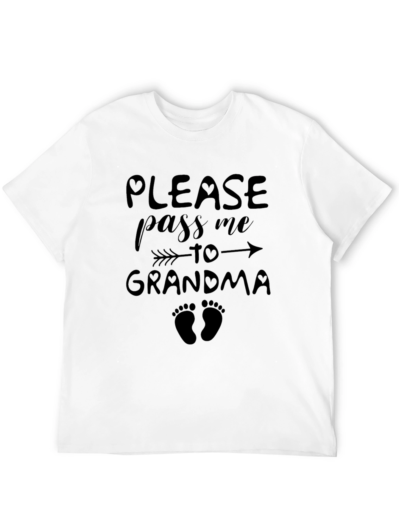 Black Pass Me To Grandma Black T-Shirt view 12