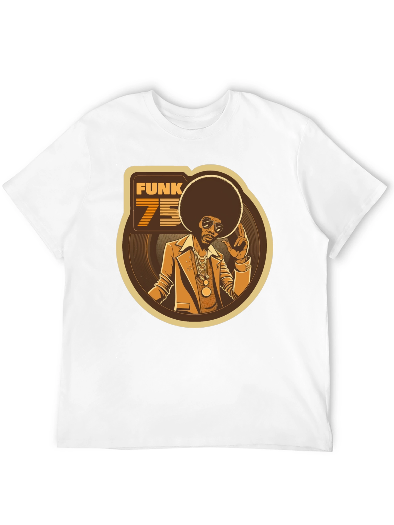 Black Funk 75 Graphic Tee - Retro Style view 12