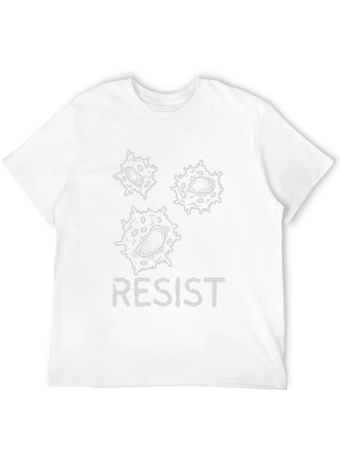 Black Resist Black T-Shirt with Viral Graphic view 12