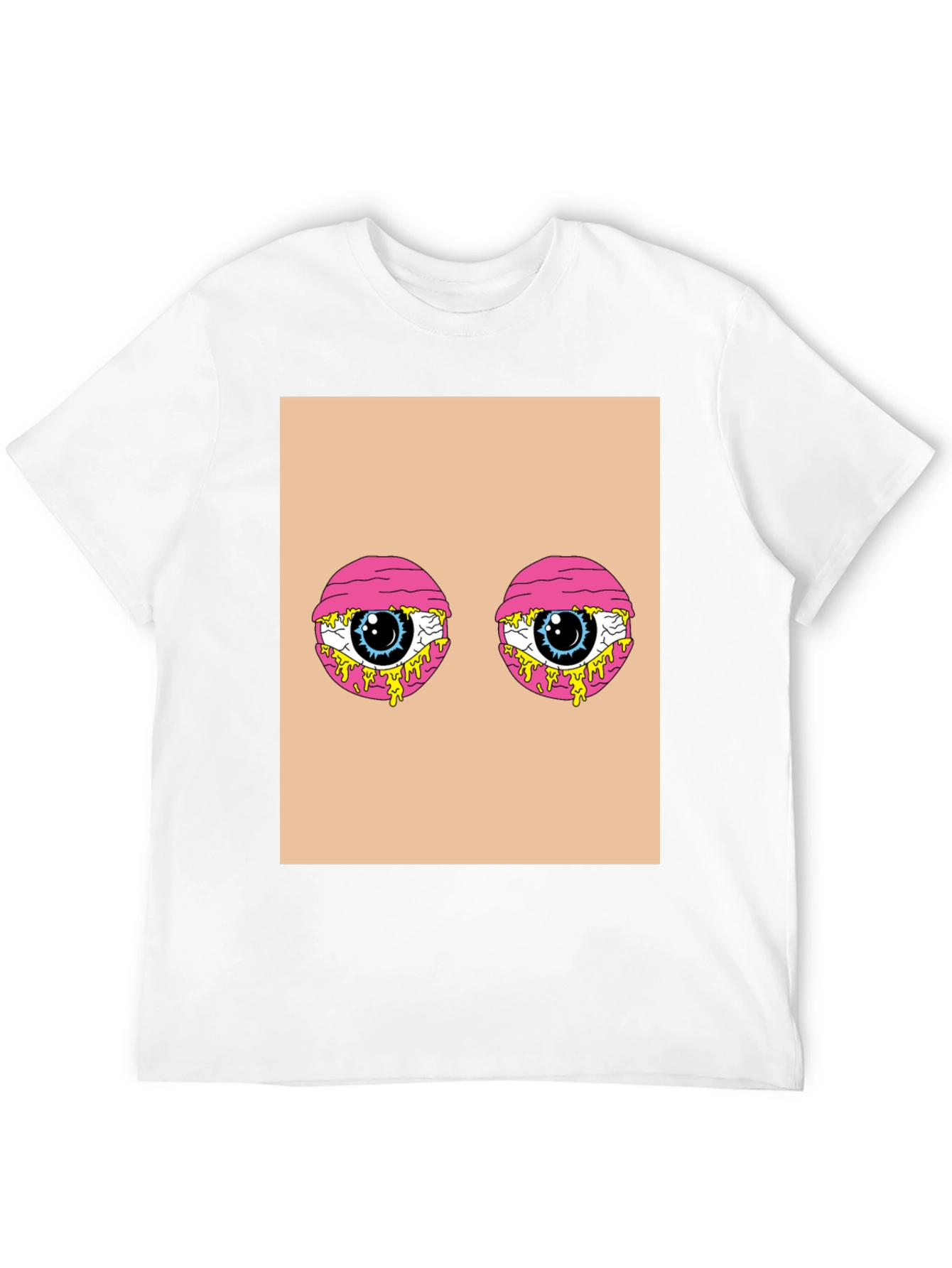 Black Eye See You Graphic Tee - Black Cotton Blend view 12