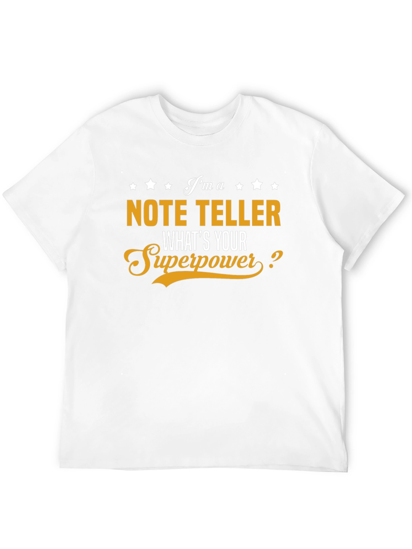 Black Note Teller Superpower T-Shirt view 12