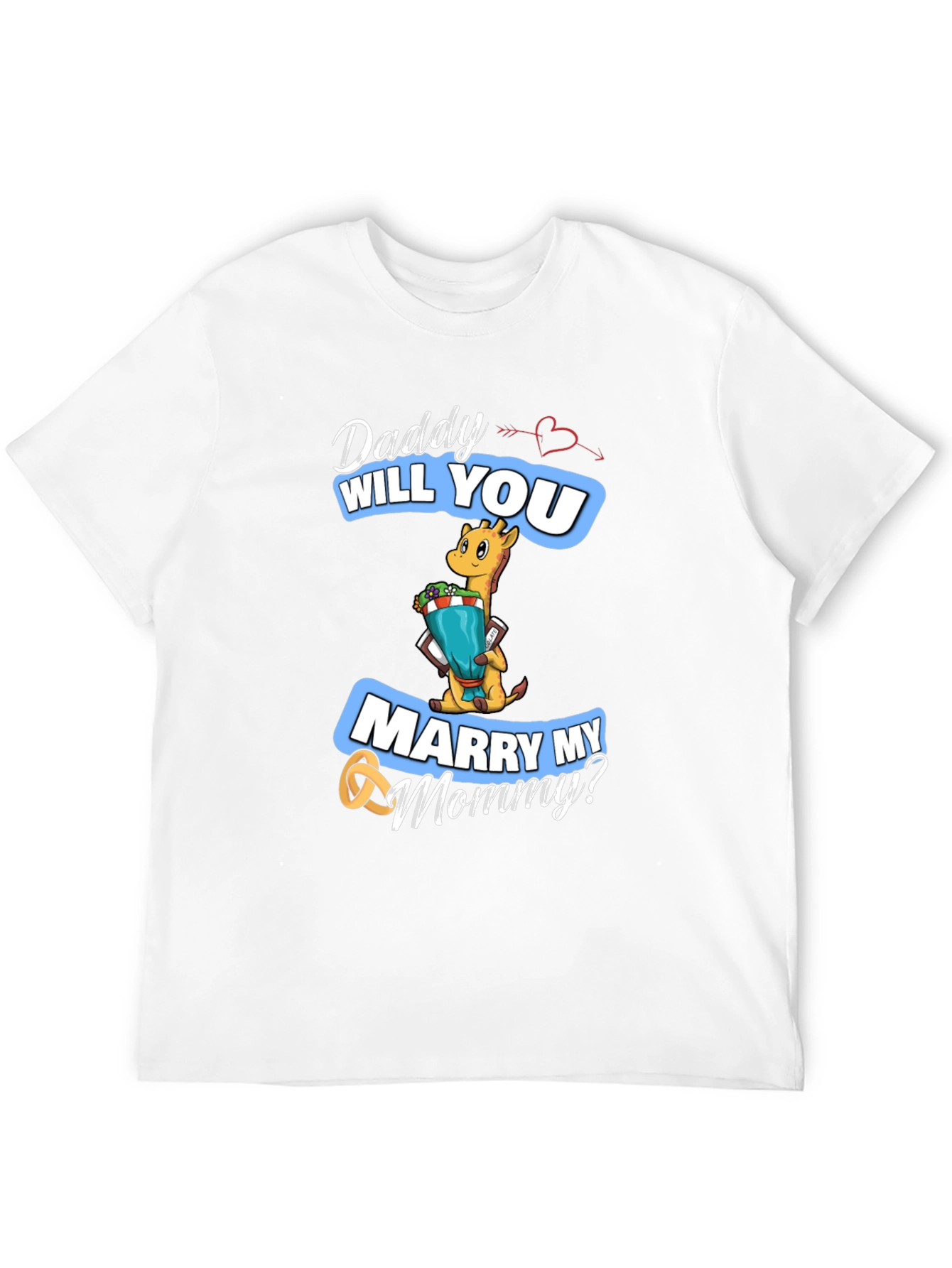 Black Daddy Will You Marry My Mommy? T-Shirt view 12