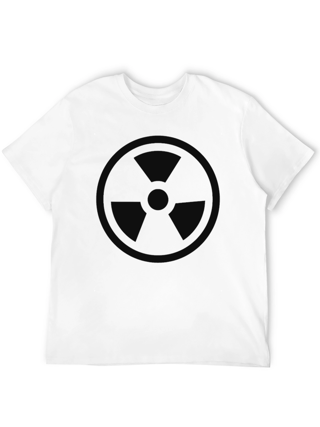 Black Radioactive Symbol Black T-Shirt view 12