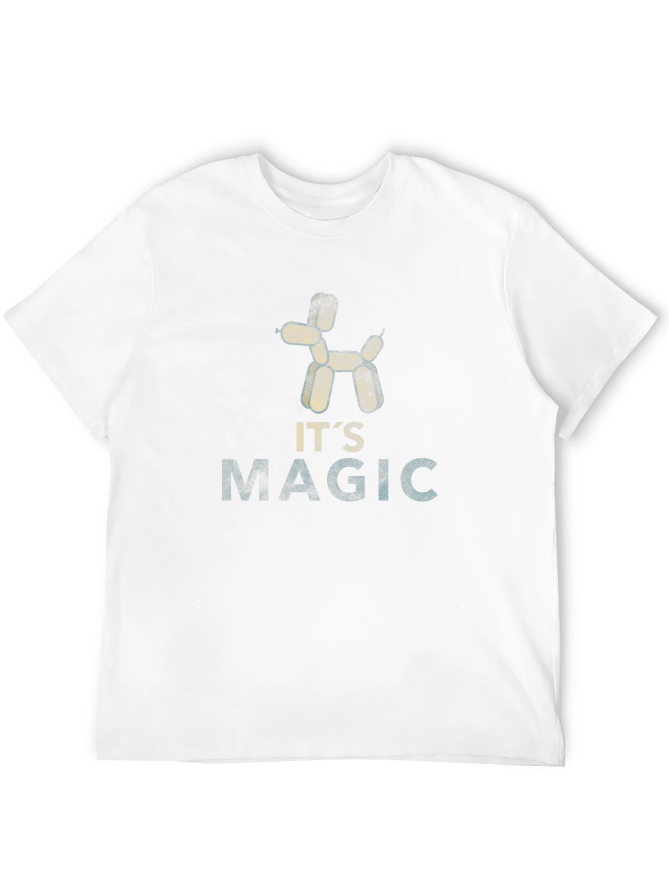 Black It's Magic Graphic Print Crew Neck T-Shirt view 12