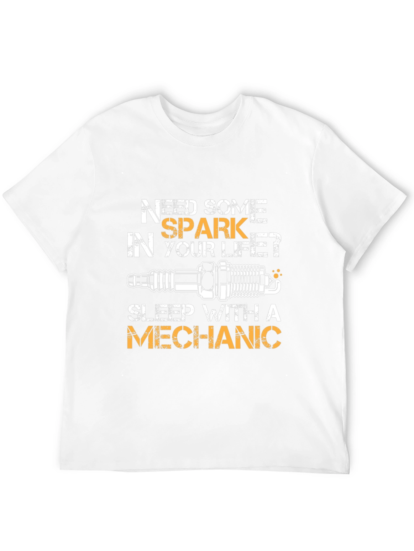 Black Need Some Spark Mechanic T-Shirt - Funny Auto Repair Tee view 12
