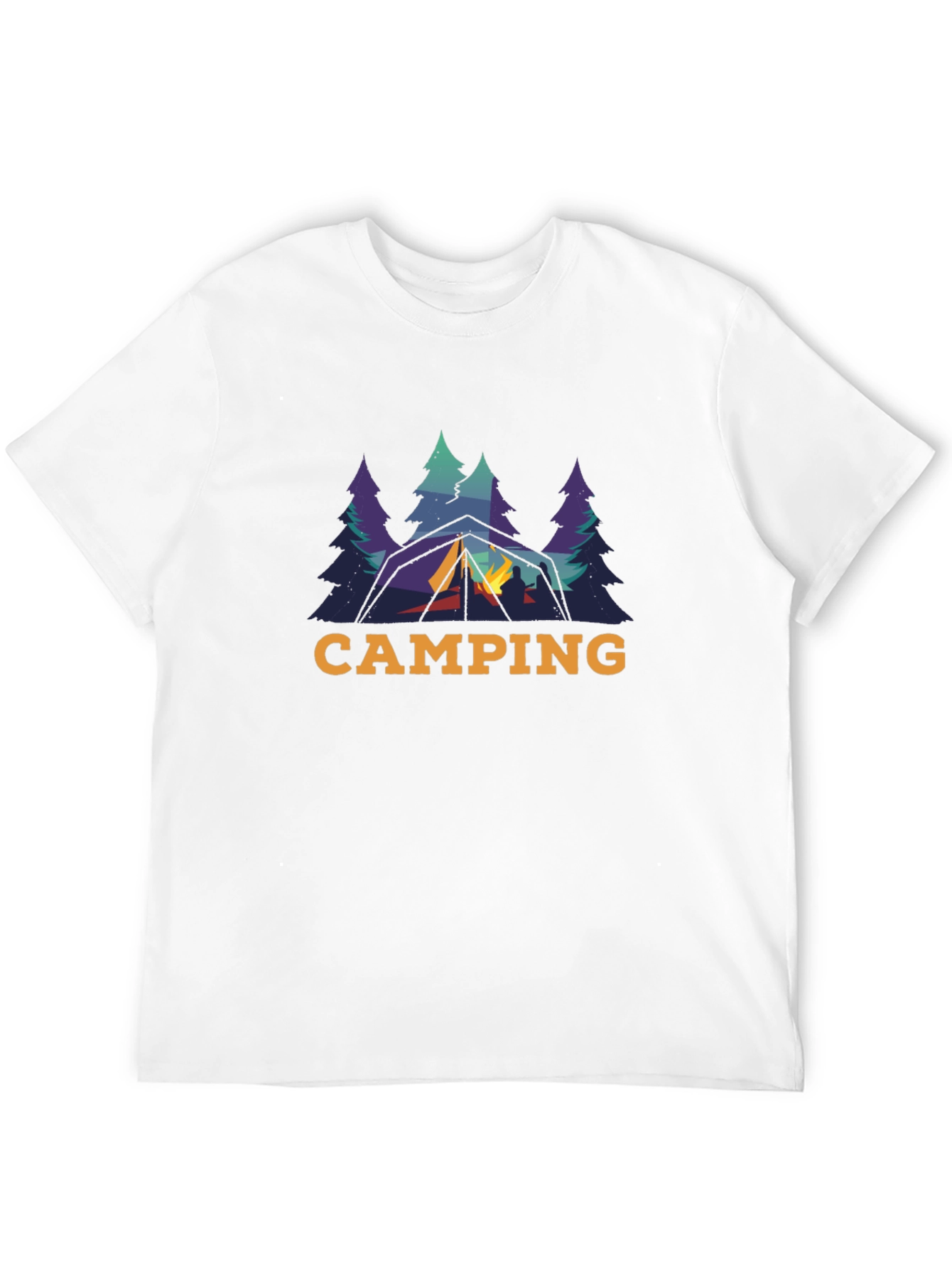 Black Camping Adventure T-Shirt view 12