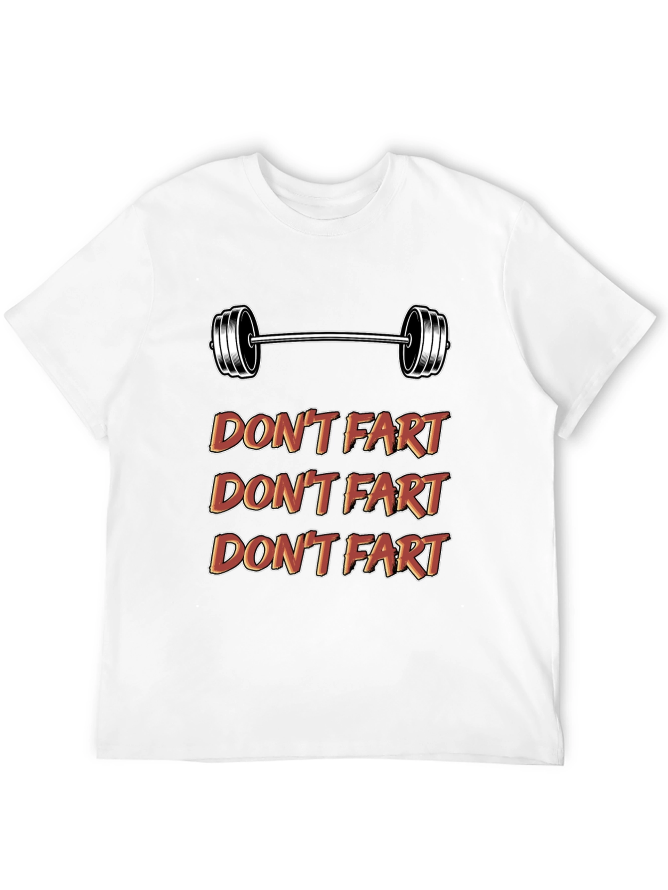 Black Don't Fart Gym Shirt - Funny Workout Tee view 12
