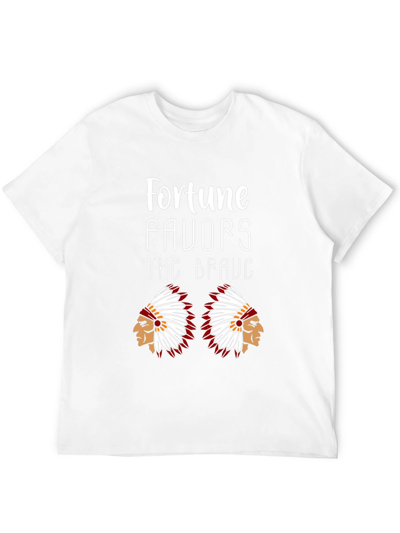 Black Fortune Favors the Brave Graphic Tee view 12