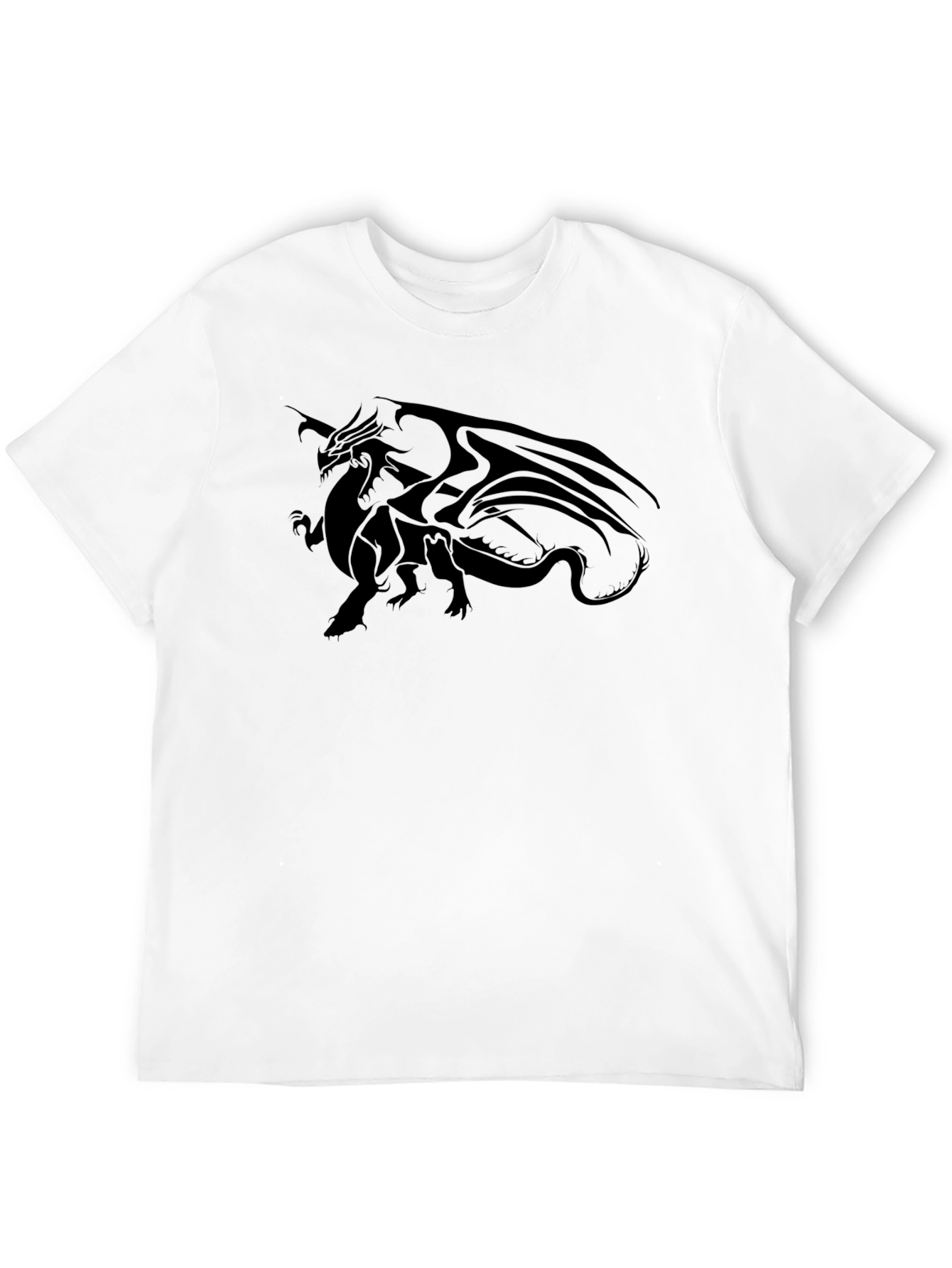 Black Dragon Graphic Black T-Shirt view 12