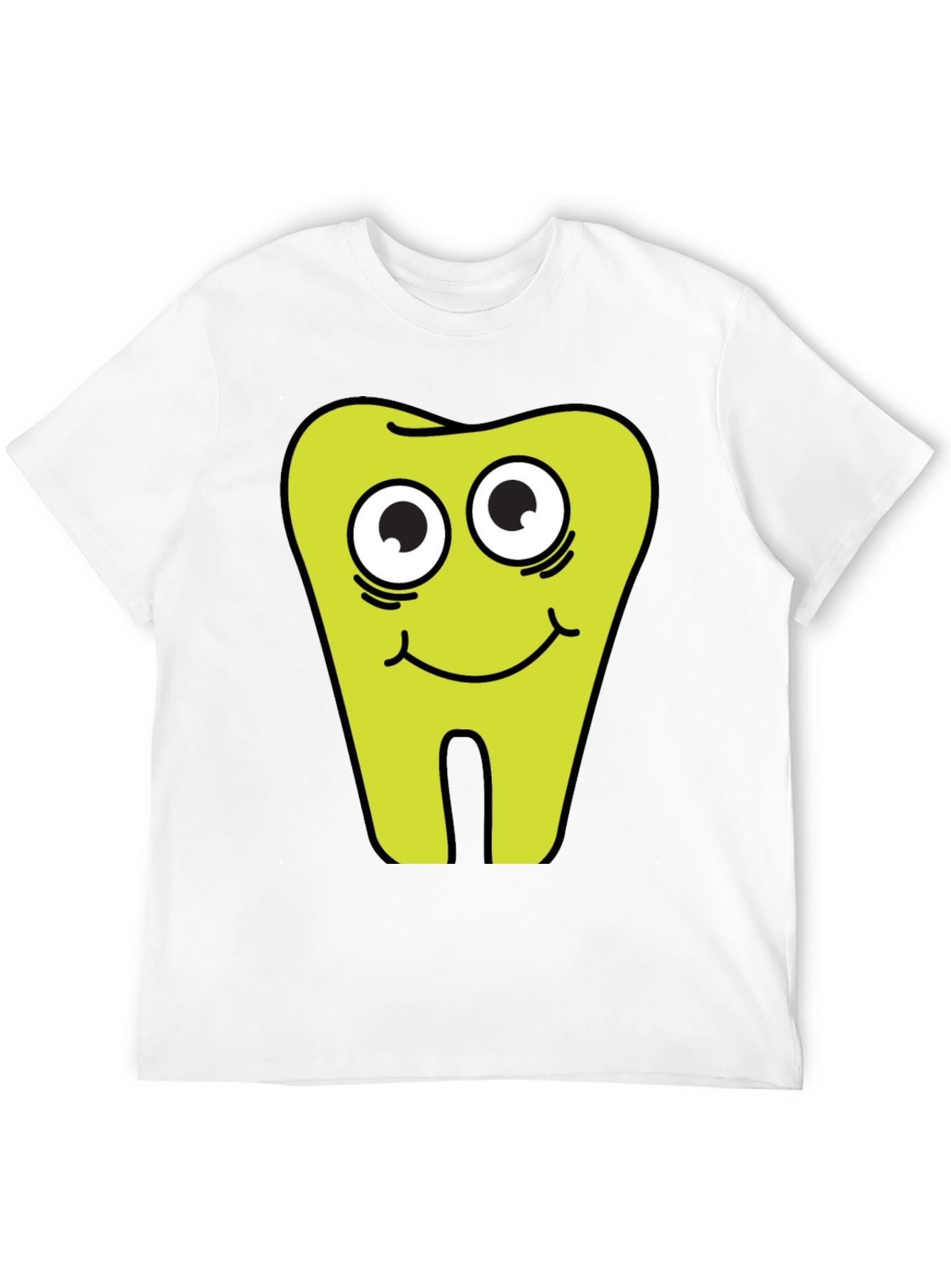 Black Funny Tooth Graphic Black T-Shirt view 12