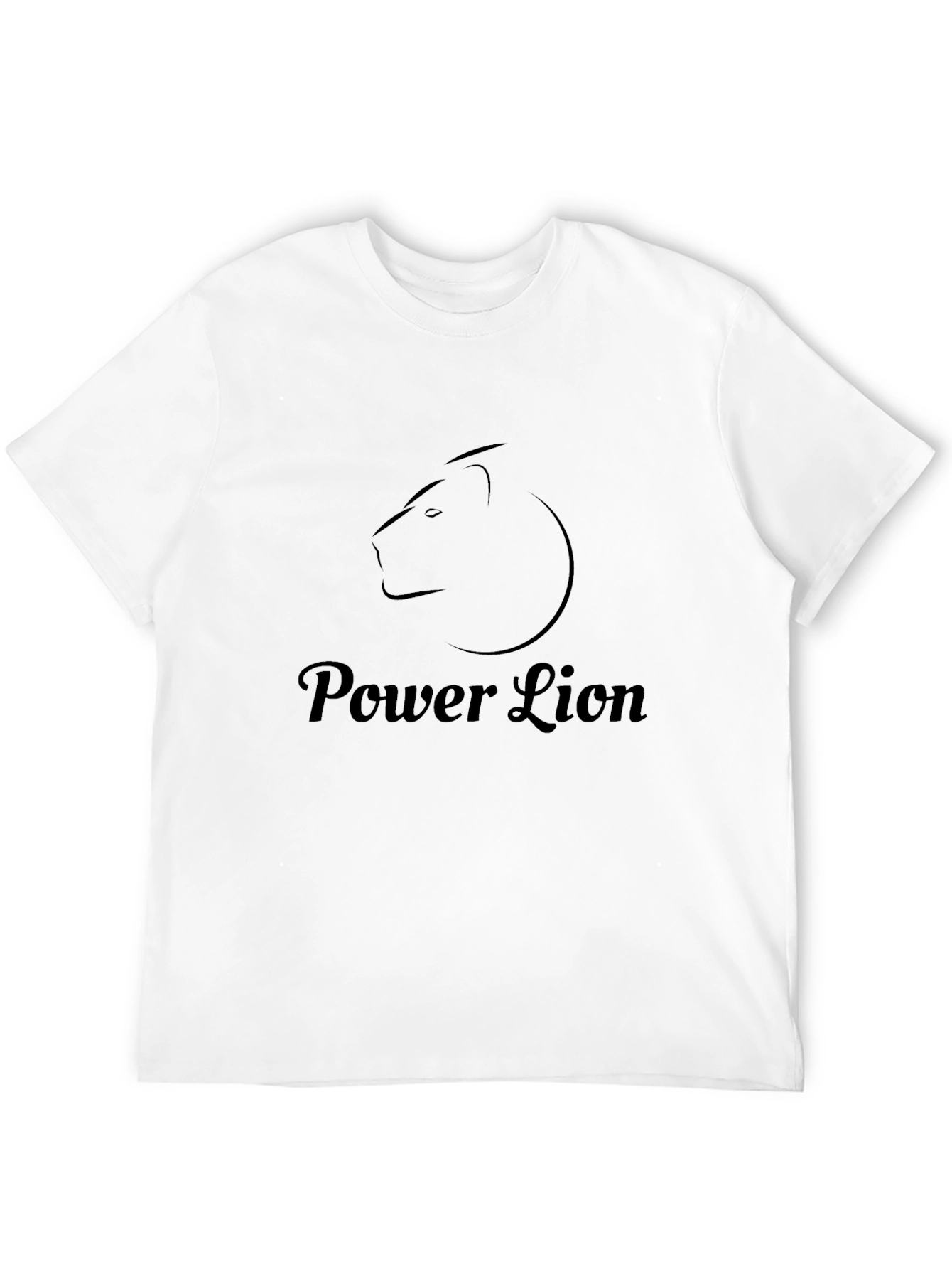 Black Power Lion Black Graphic Tee view 12