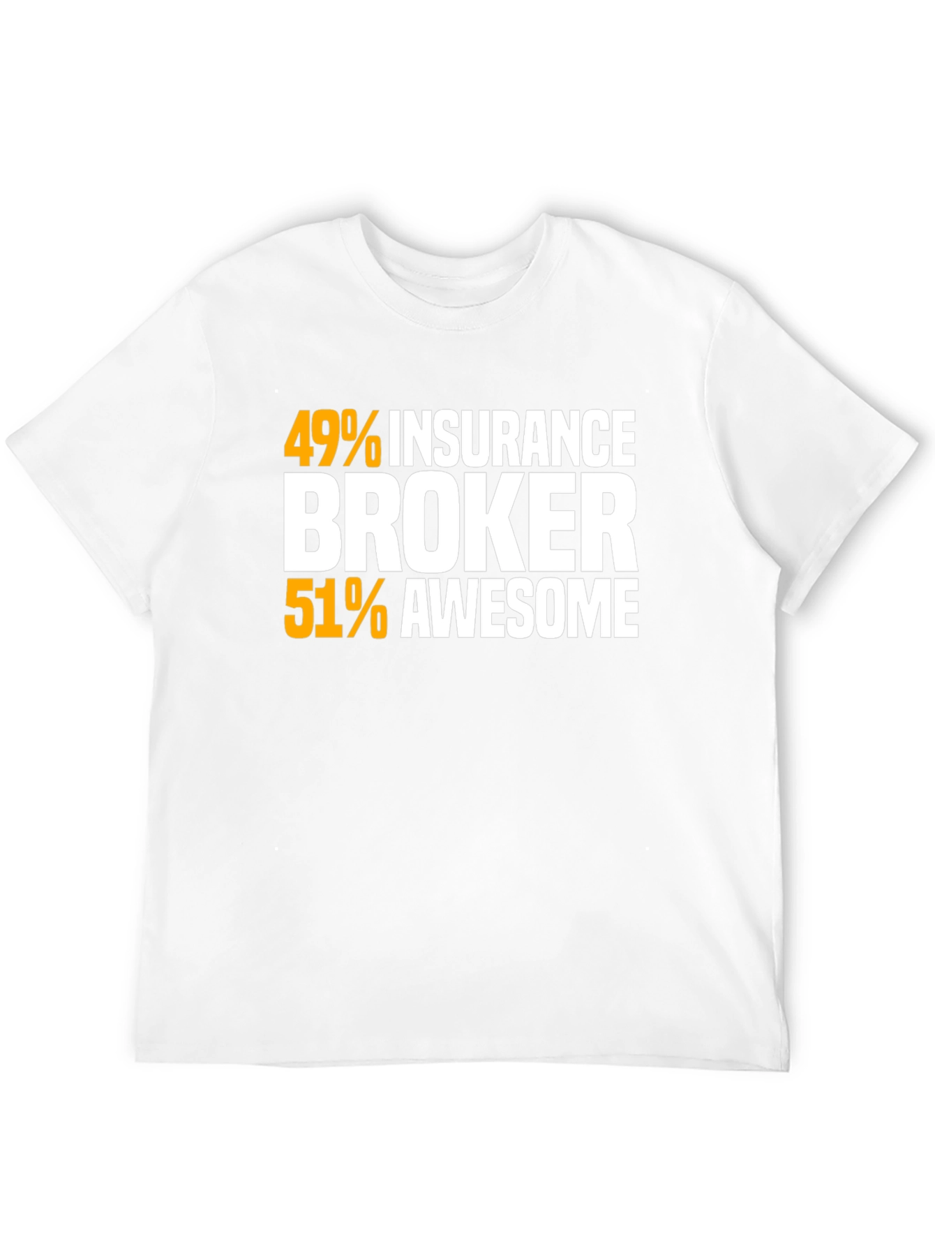 Black Insurance Broker Awesome Graphic T-Shirt view 12