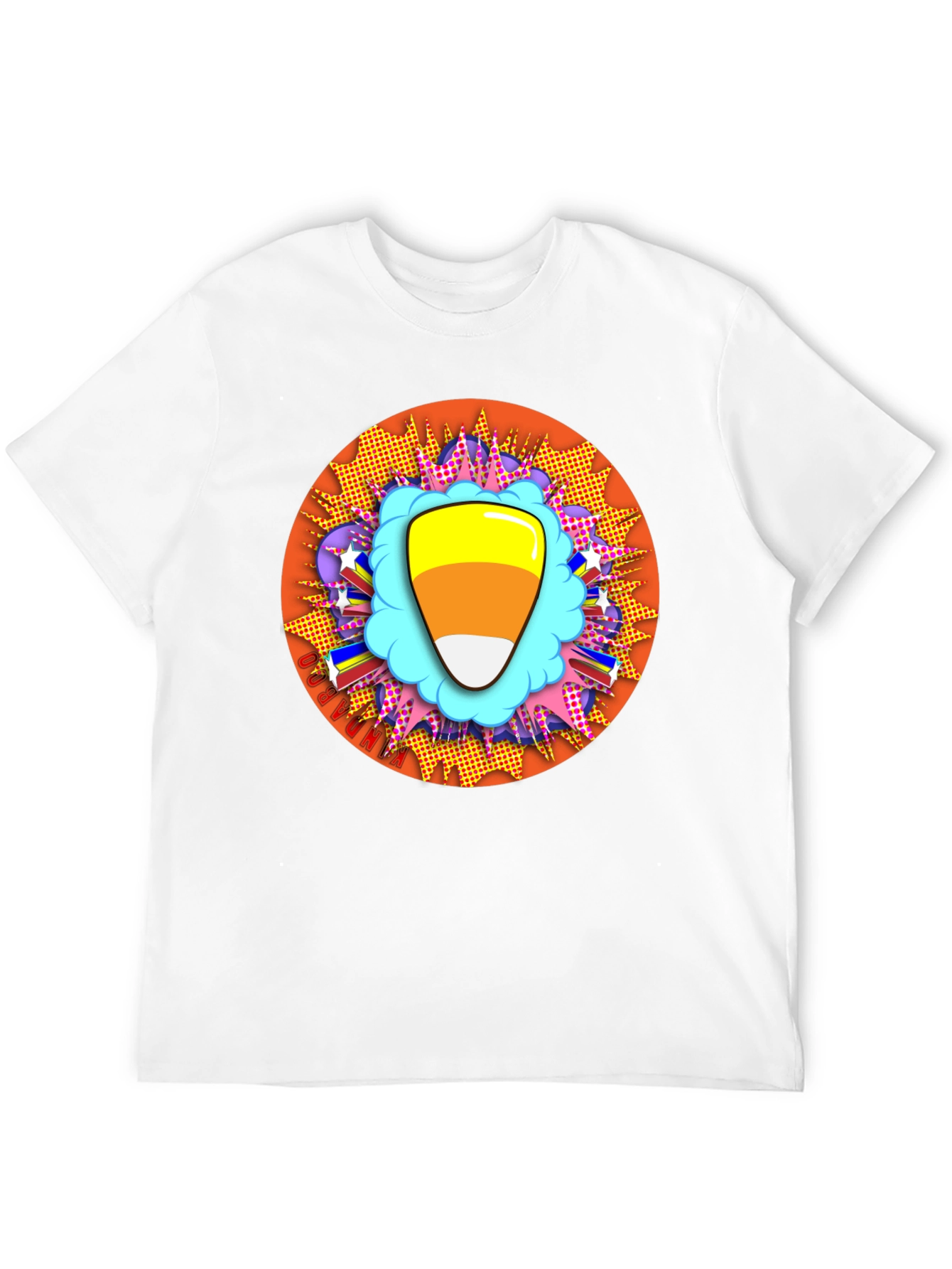 Black Candy Corn Graphic T-Shirt - Fun Halloween Tee view 12