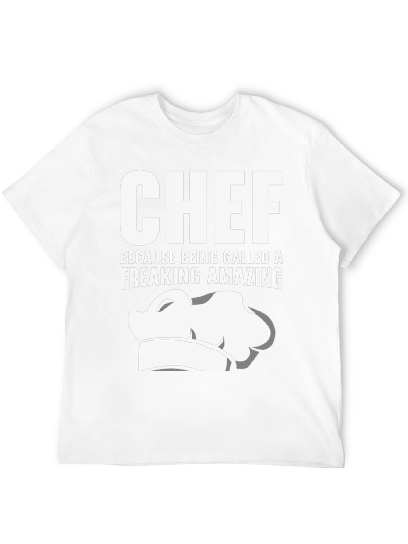 Black Chef Freaking Amazing T-Shirt - Black view 12