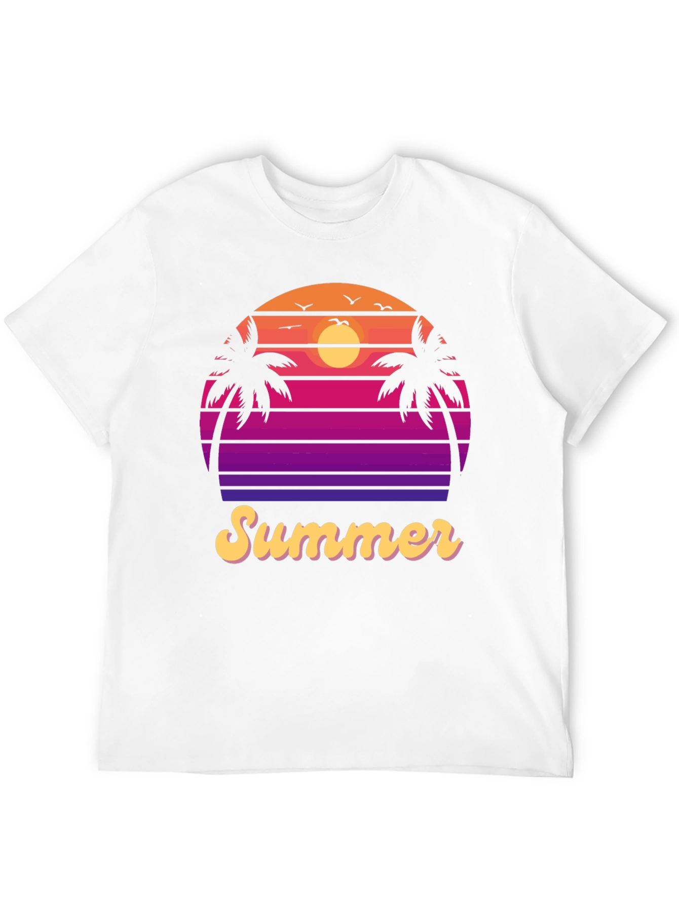 Black Retro Summer Vibes Tee view 12