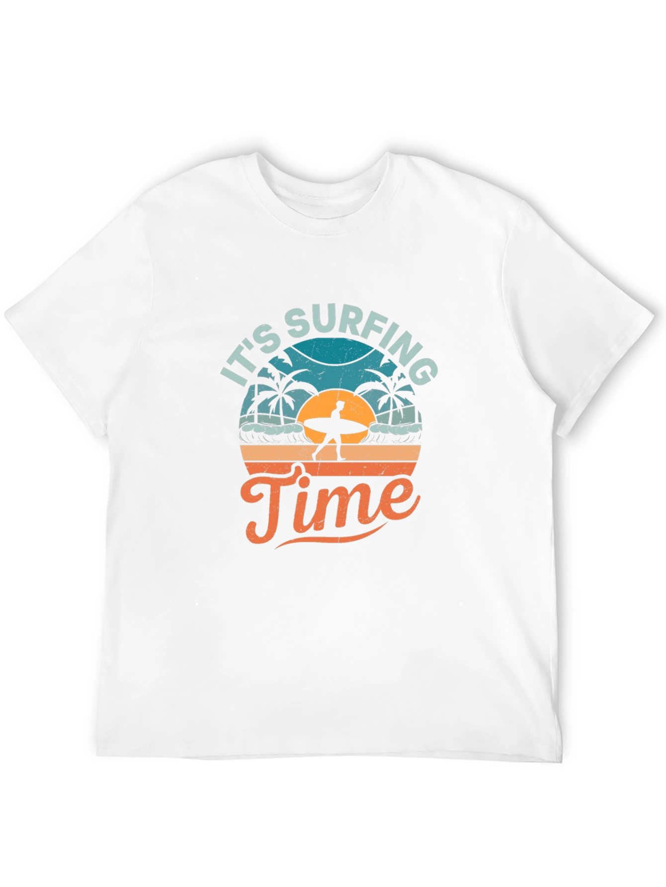 Black It's Surfing Time Graphic Tee view 12