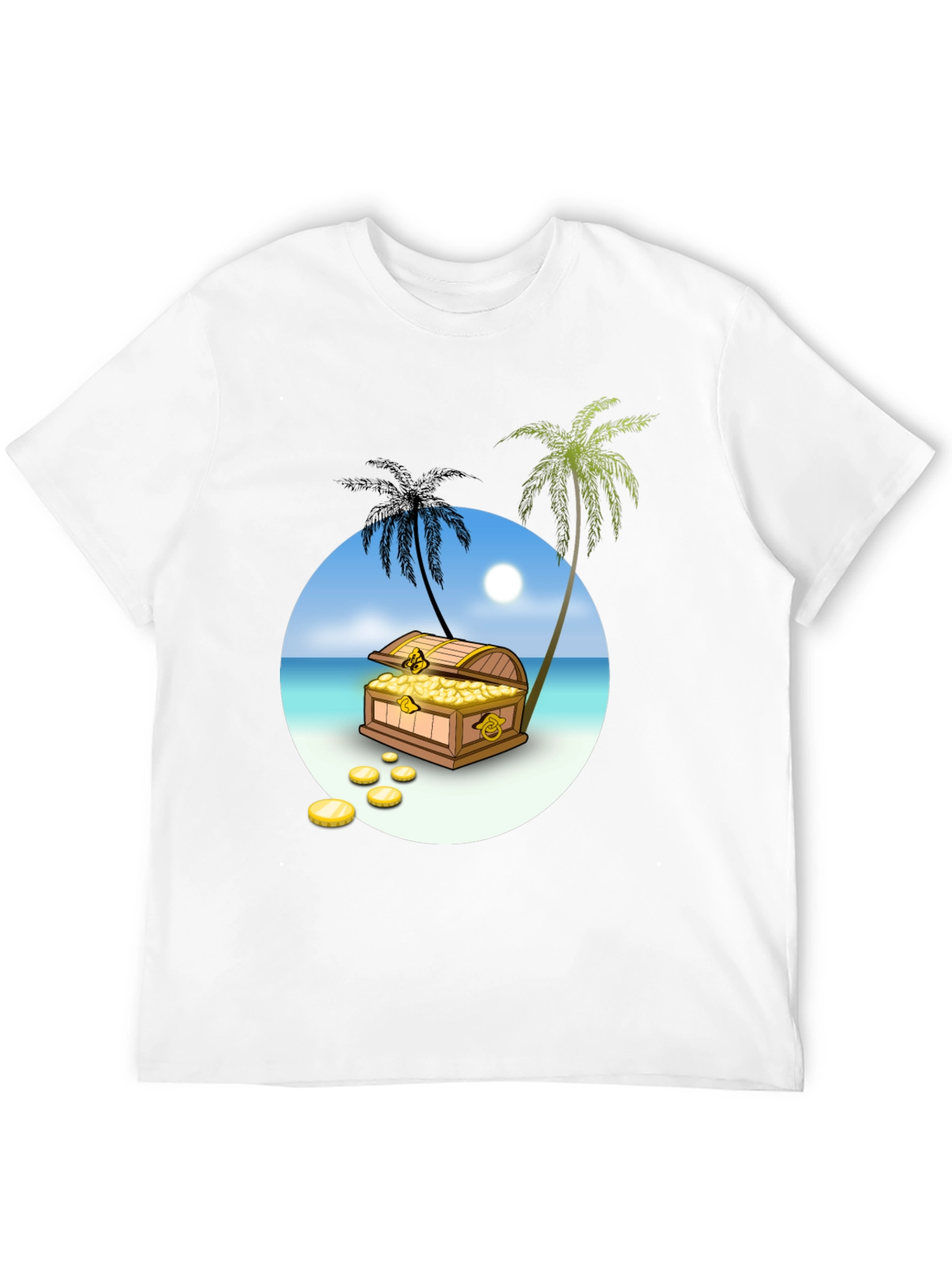 Treasure Island Graphic Tee - Men's Black T-Shirt - 12