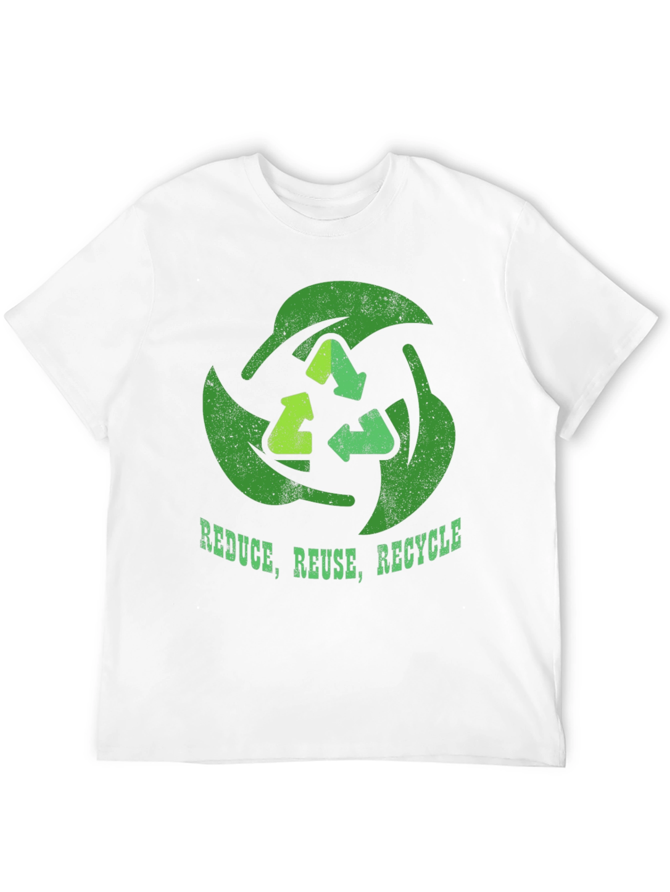 Reduce, Reuse, Recycle T-Shirt - Eco-Friendly Green Design - 12
