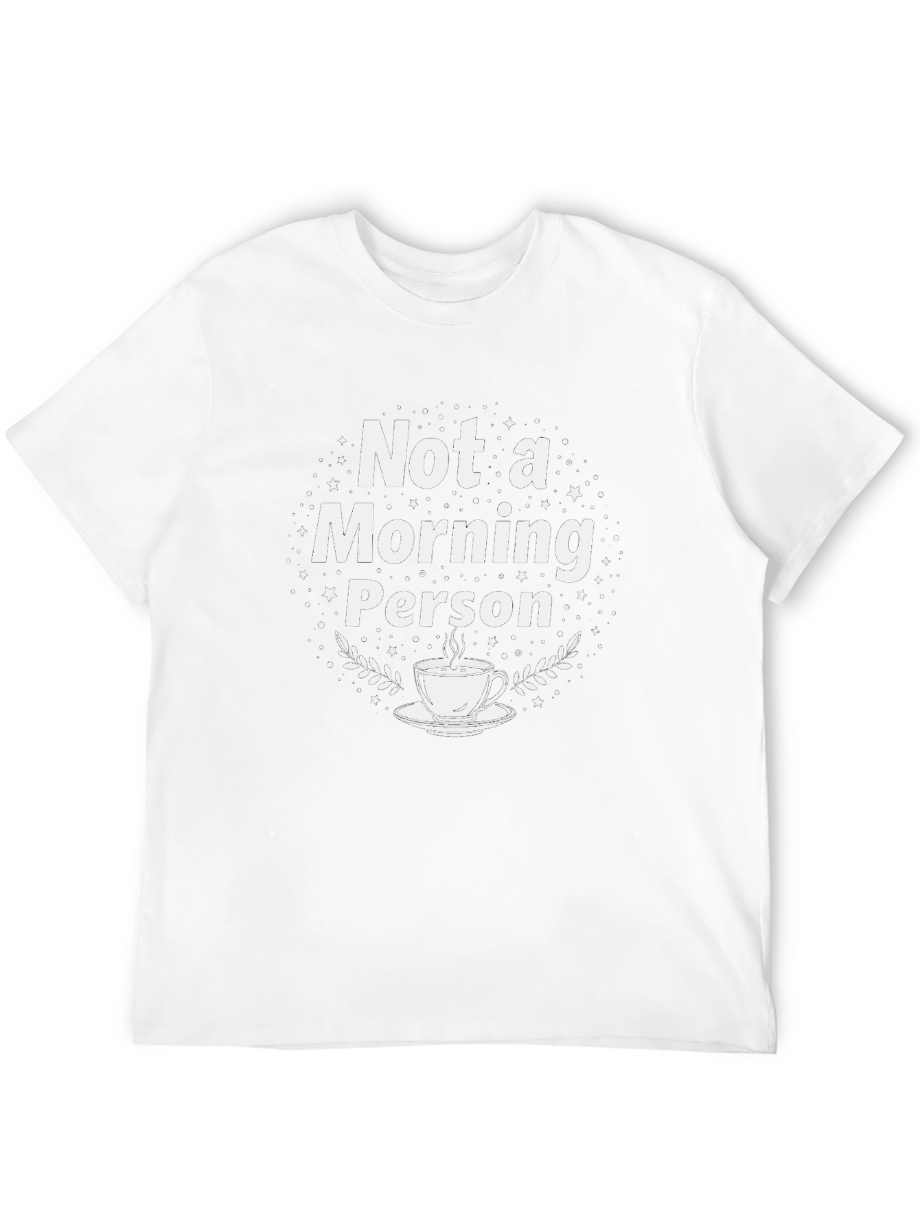 Black Not a Morning Person Graphic Tee view 12