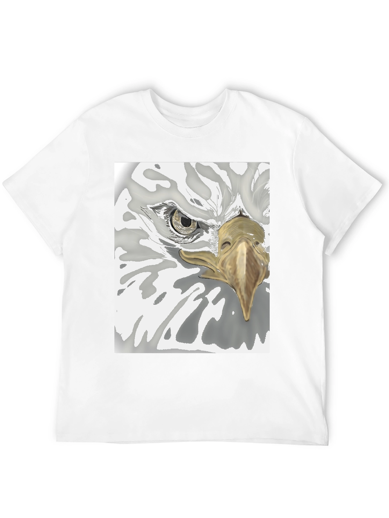 Black Eagle Graphic Tee - Black Cotton Blend view 12