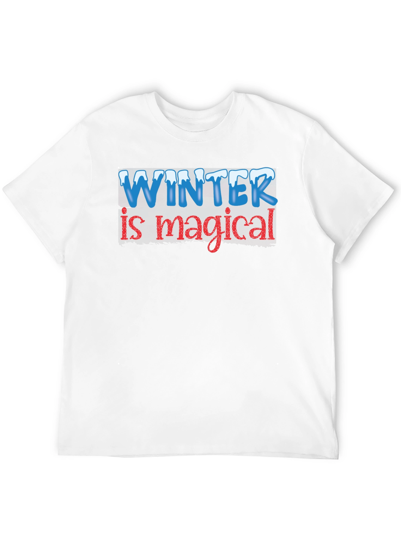Black Winter is Magical Graphic Tee view 12