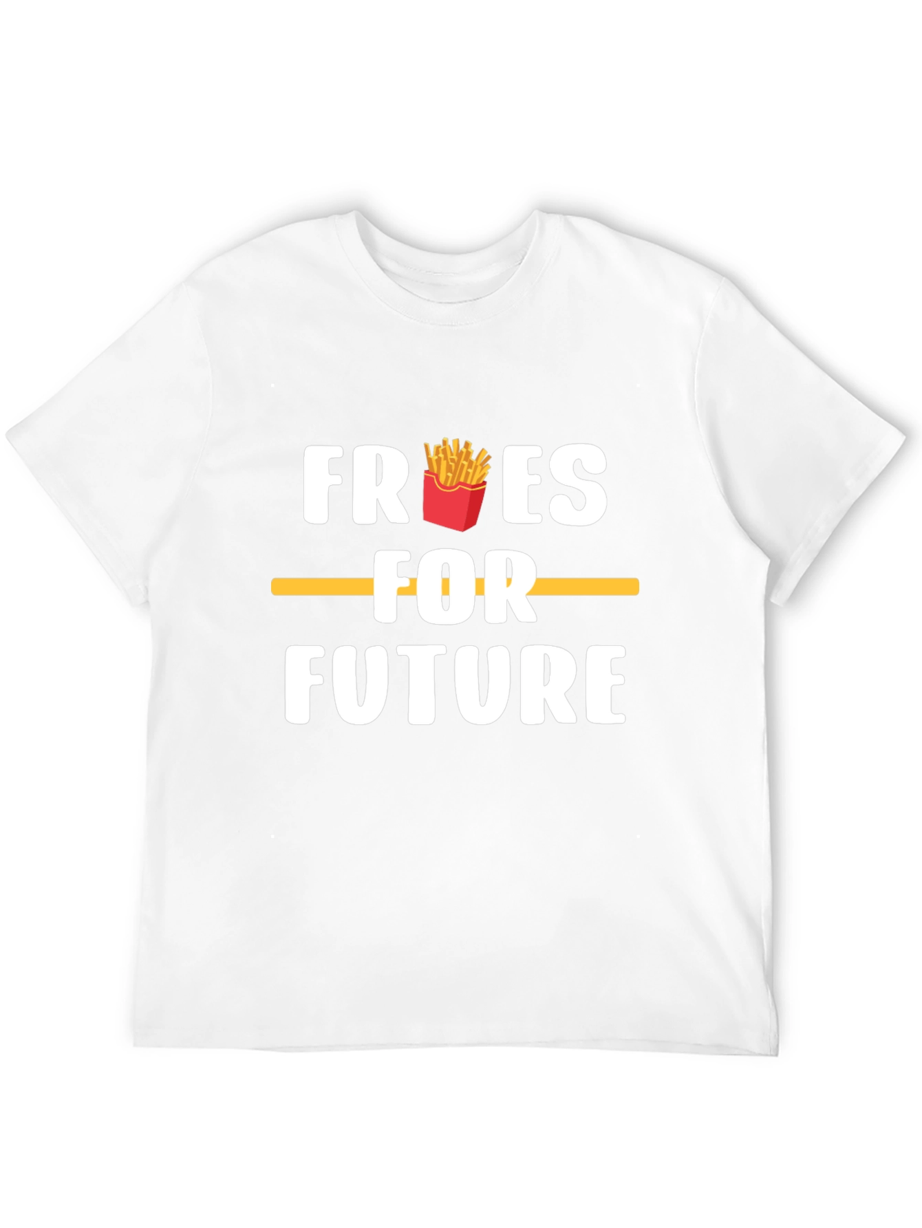 Black Fries for Future Funny Graphic Tee - Unisex view 12