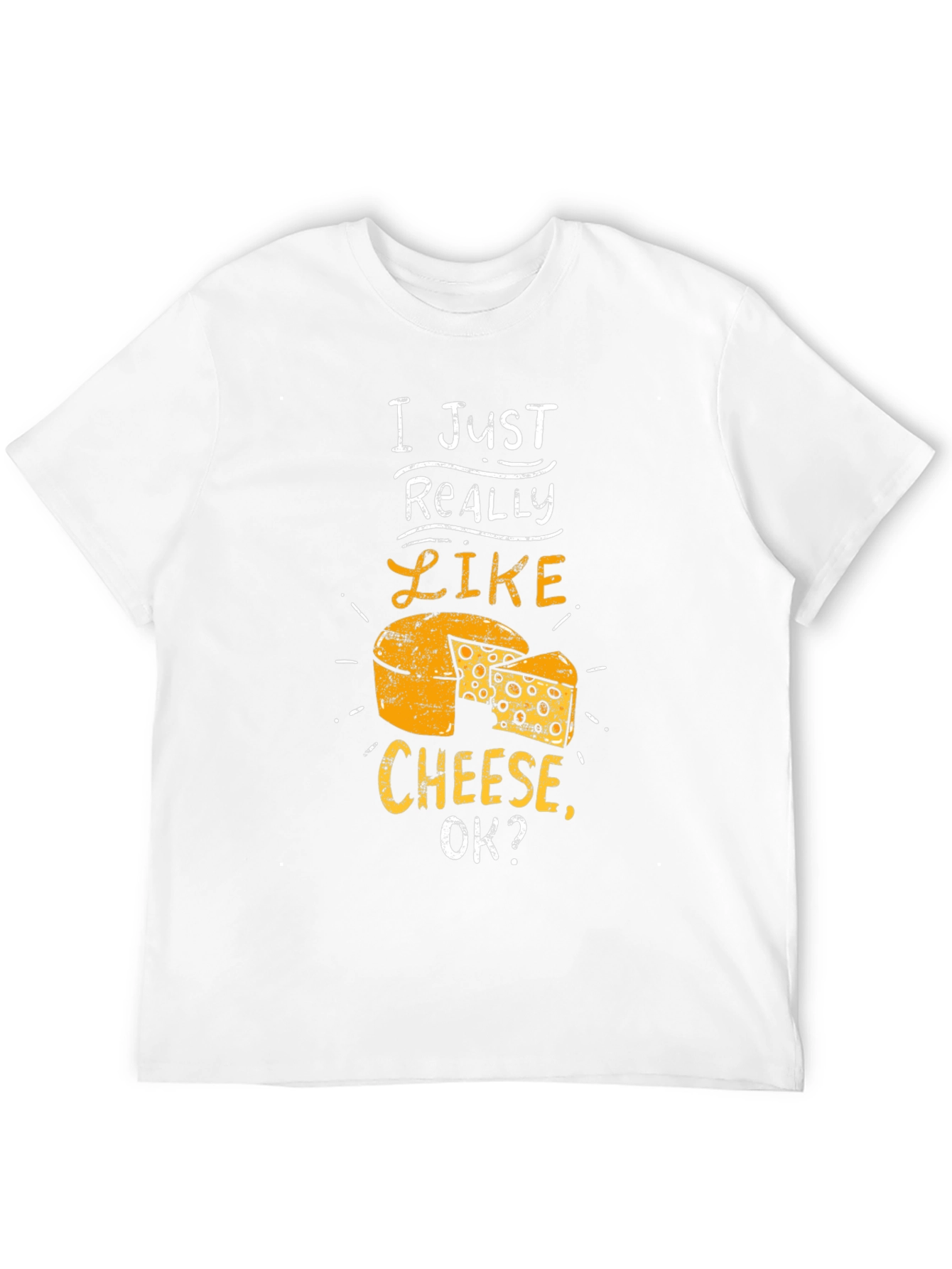 Funny Cheese Lover T-Shirt - I Just Really Like Cheese - 12