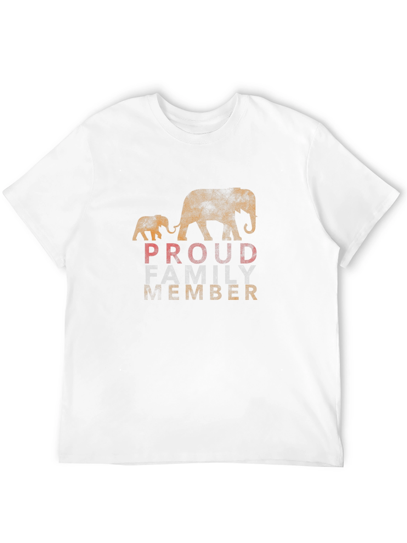 Black Proud Family Member Elephant Graphic Tee view 12
