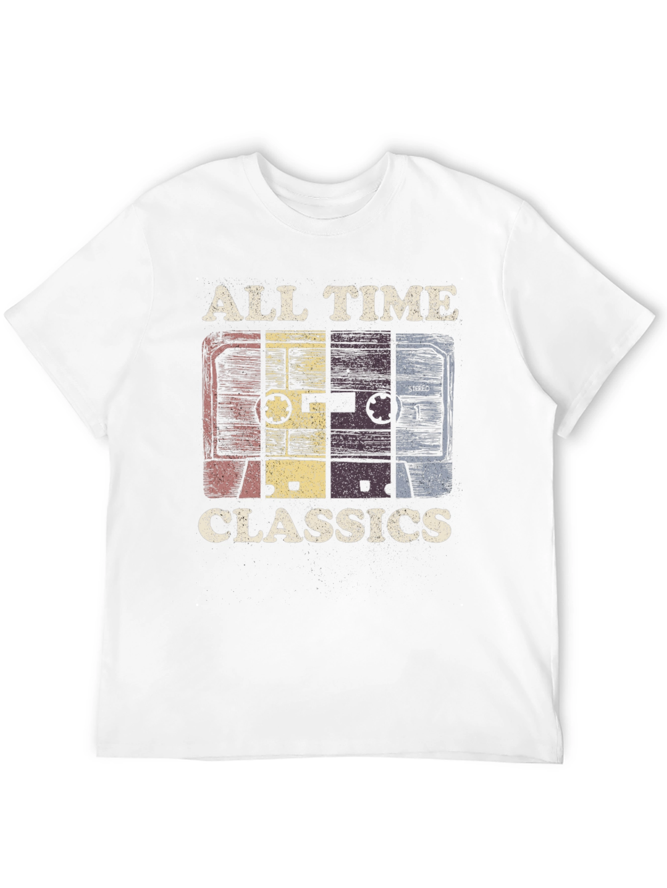 Black Retro Cassette Tape T-Shirt - All Time Classics Tee view 12