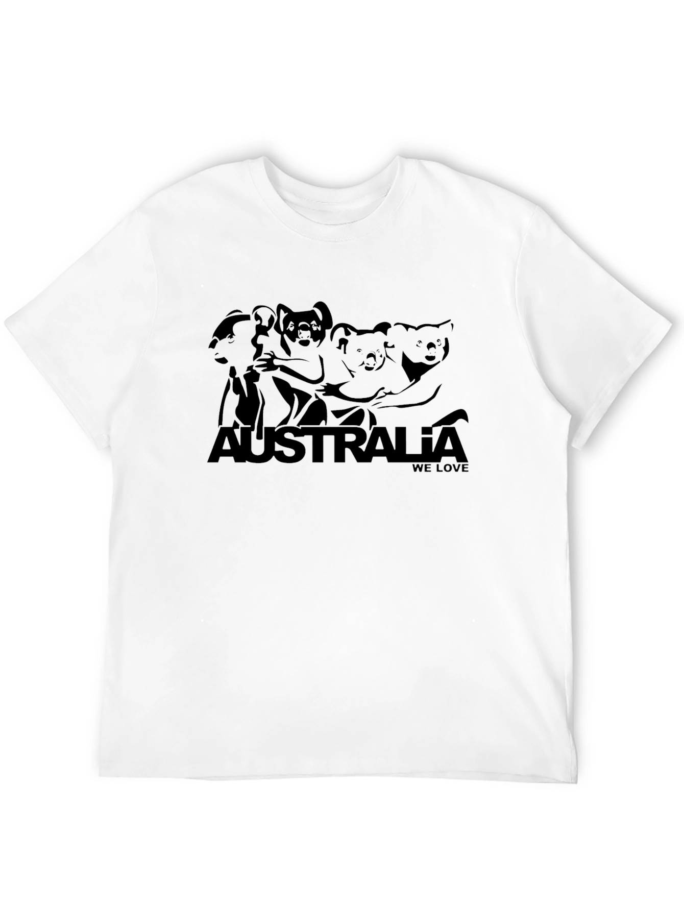 Black Australia Koala Black Graphic Tee view 12