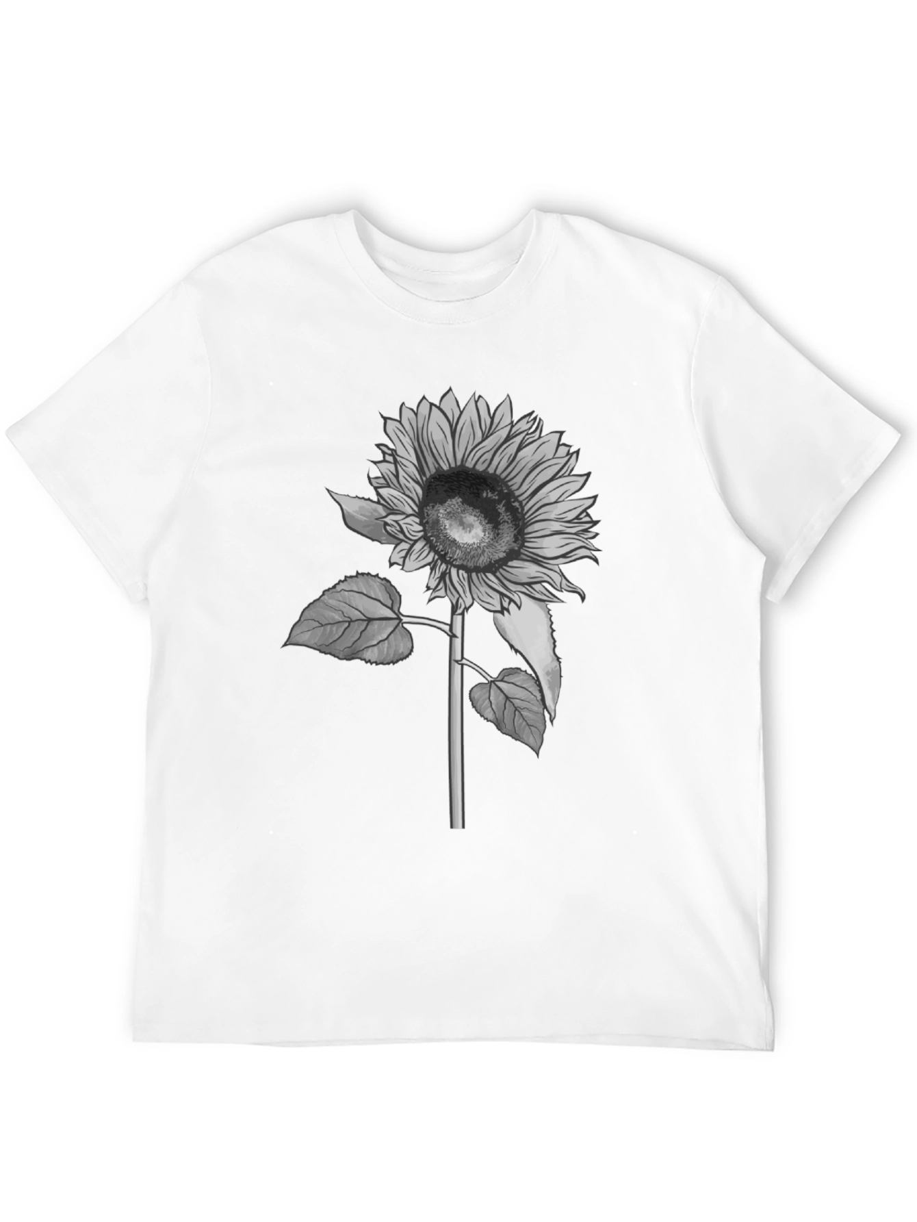 Black Sunflower Graphic T-Shirt - Black Casual Tee view 12