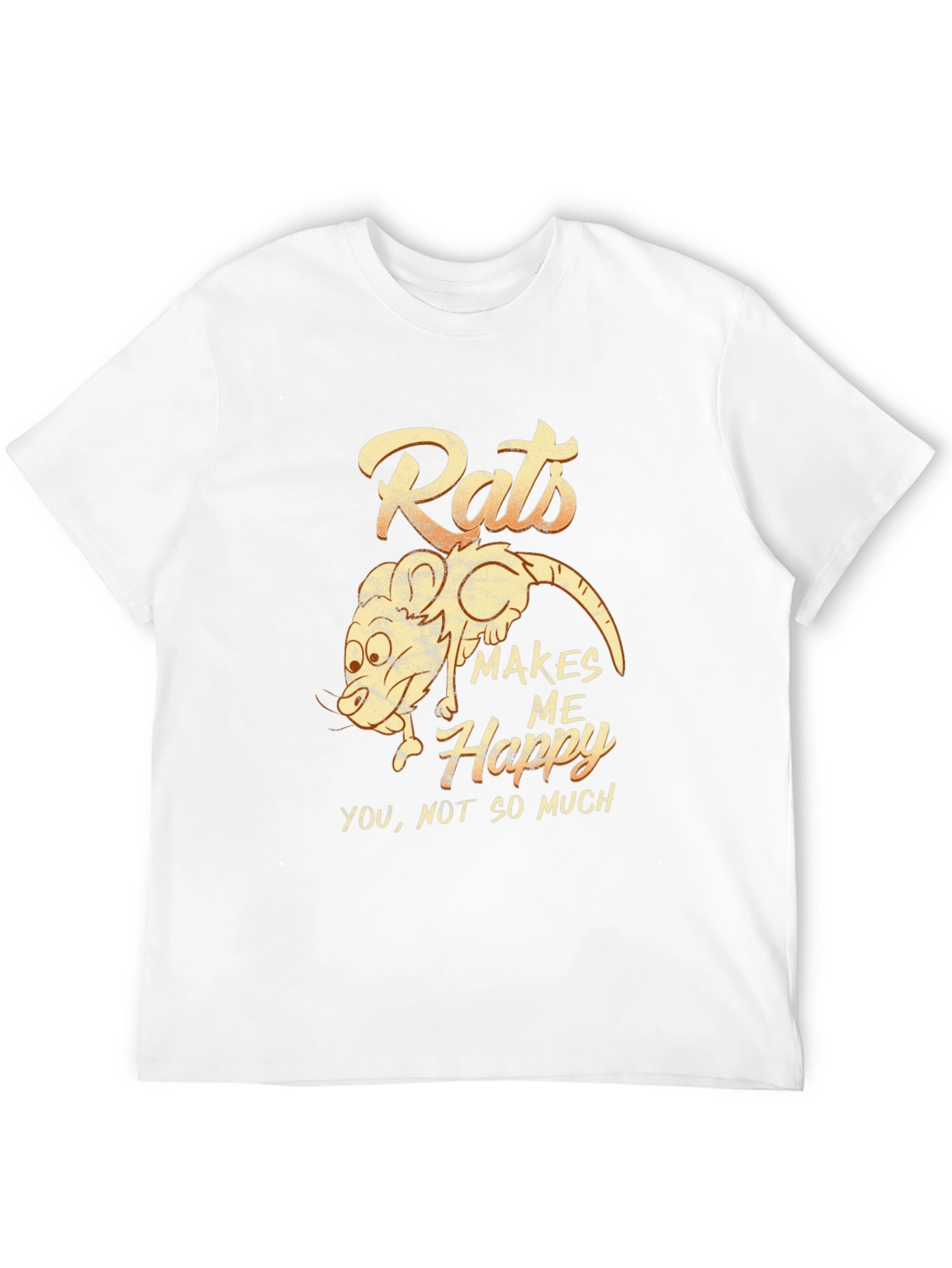 Black Rats Make Me Happy T-Shirt view 12