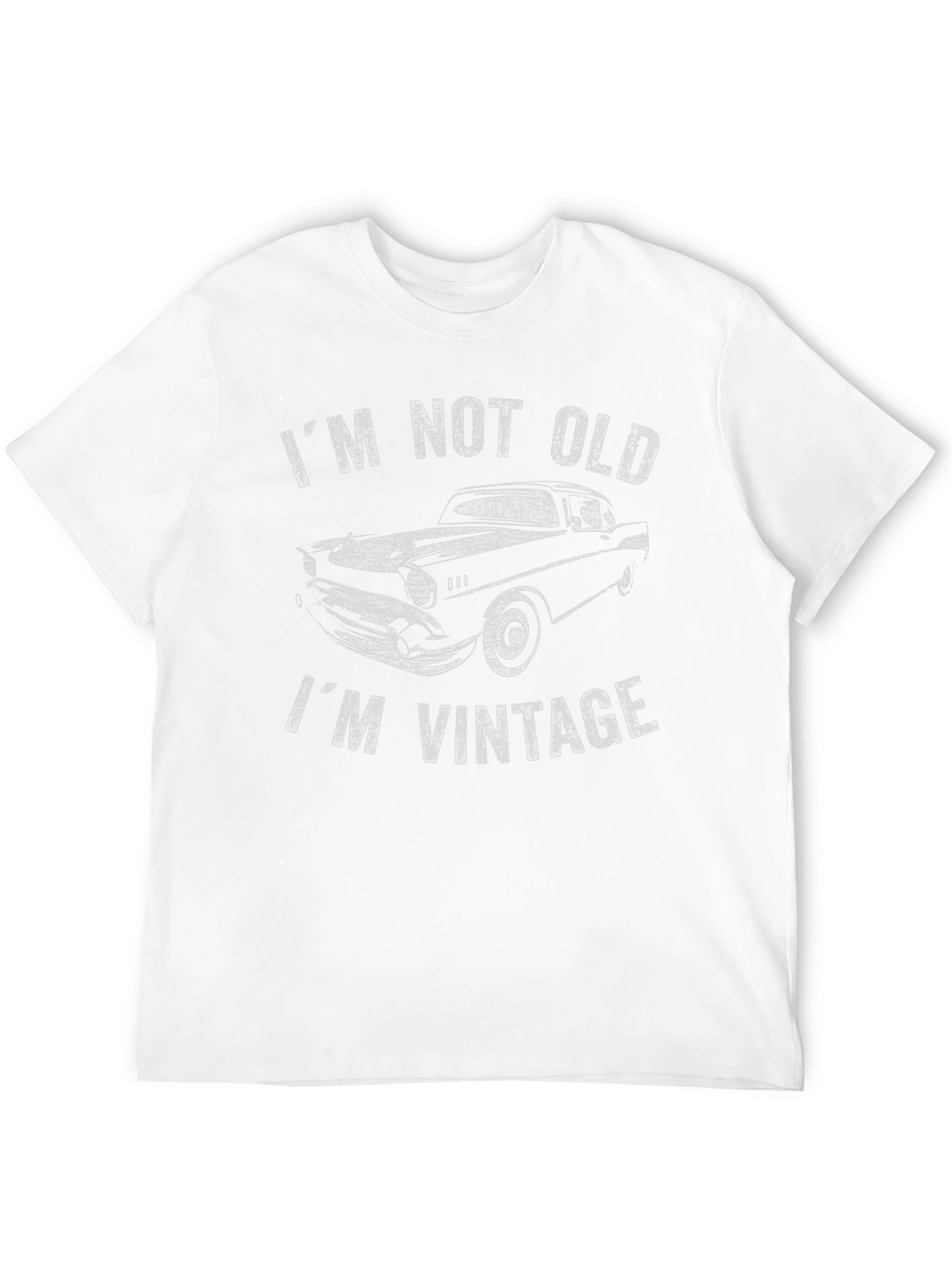 Black I'm Not Old I'm Vintage Car Graphic T-Shirt view 12