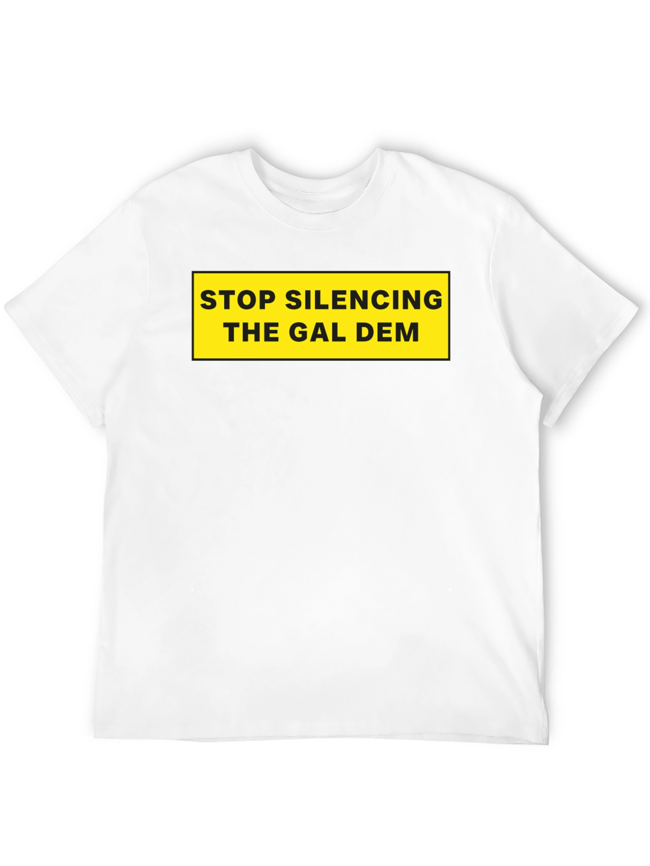 Black Stop Silencing The Gal Dem T-Shirt view 12