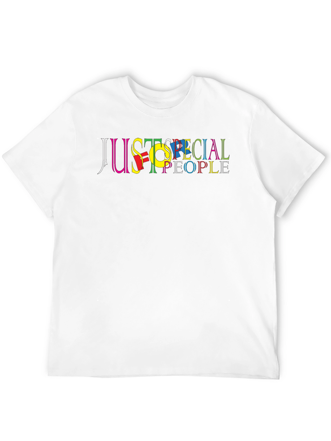 Black Just Special People Graphic Tee - Unisex view 12