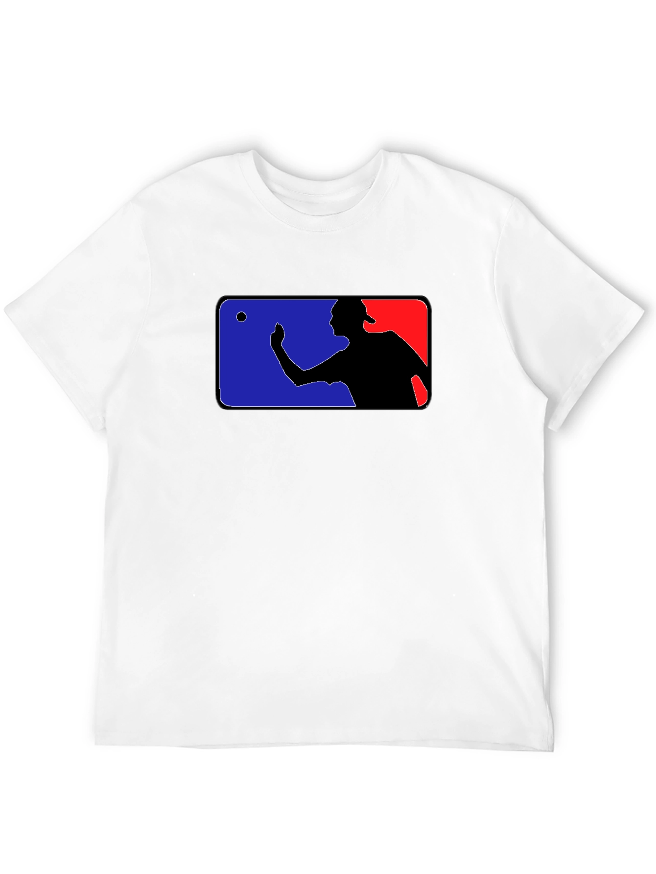 Black Funny Baseball Player T-Shirt - Black view 12