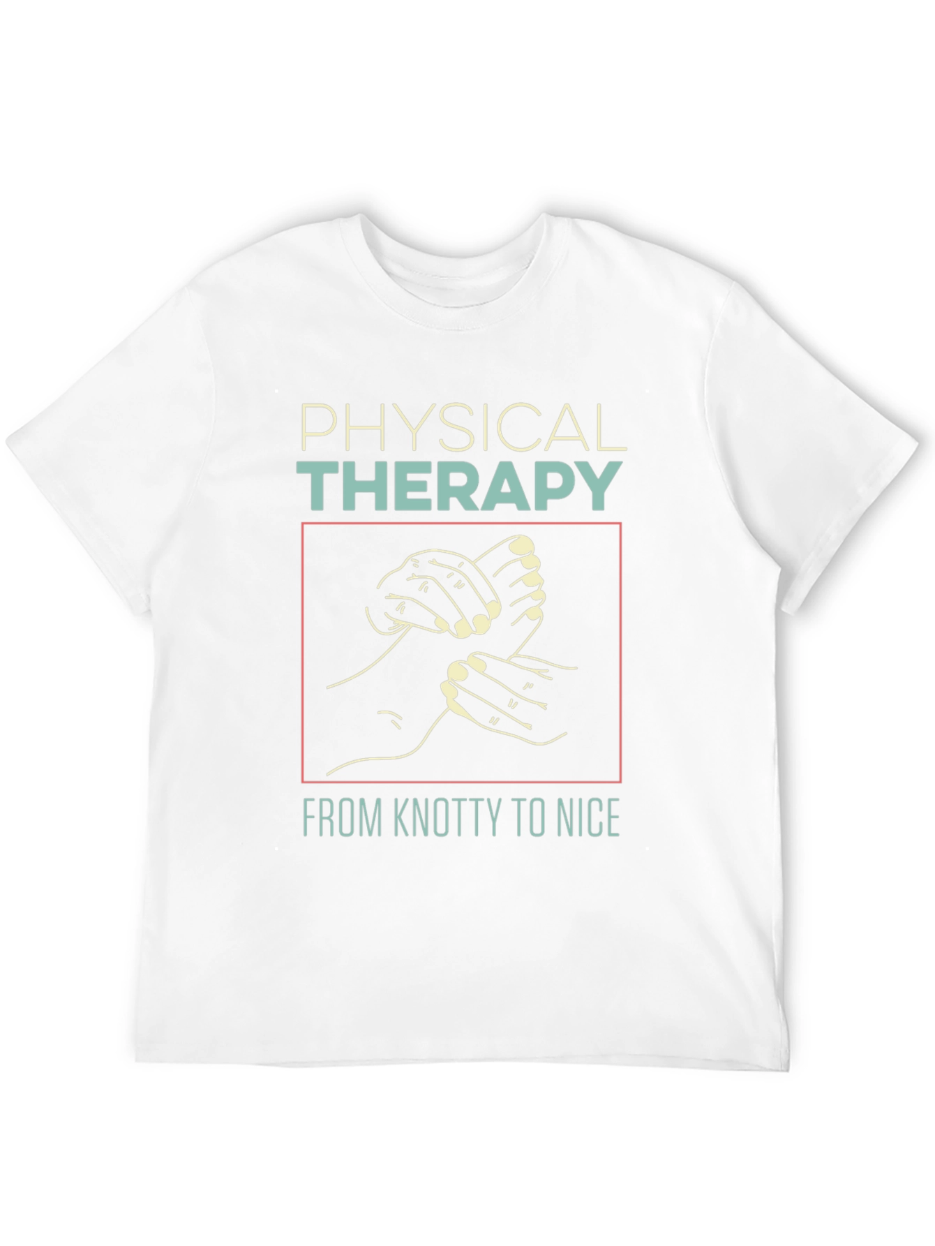 Black Physical Therapy T-Shirt - Knotty to Nice view 12