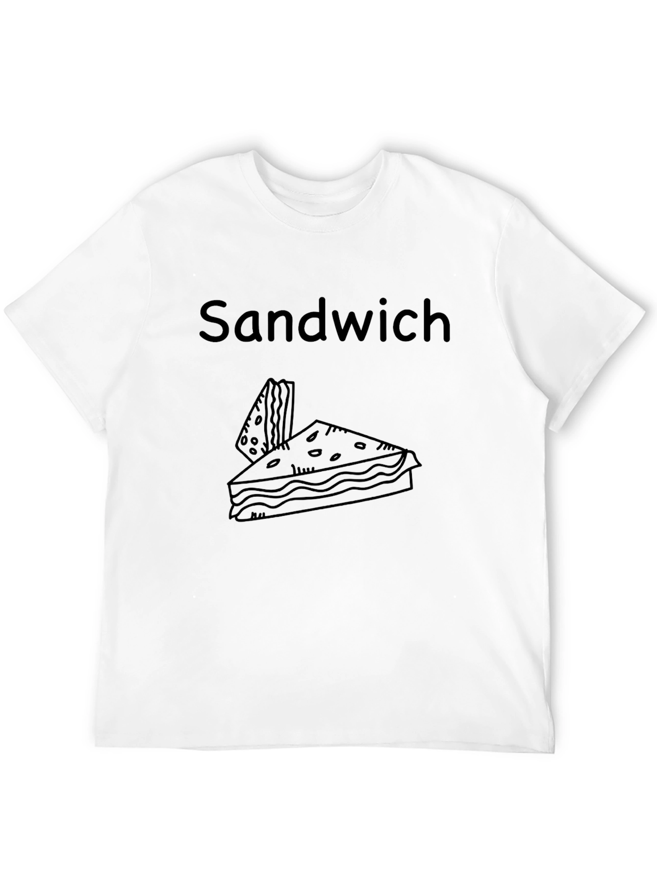 Black Sandwich Graphic Tee - Casual Comfort view 12