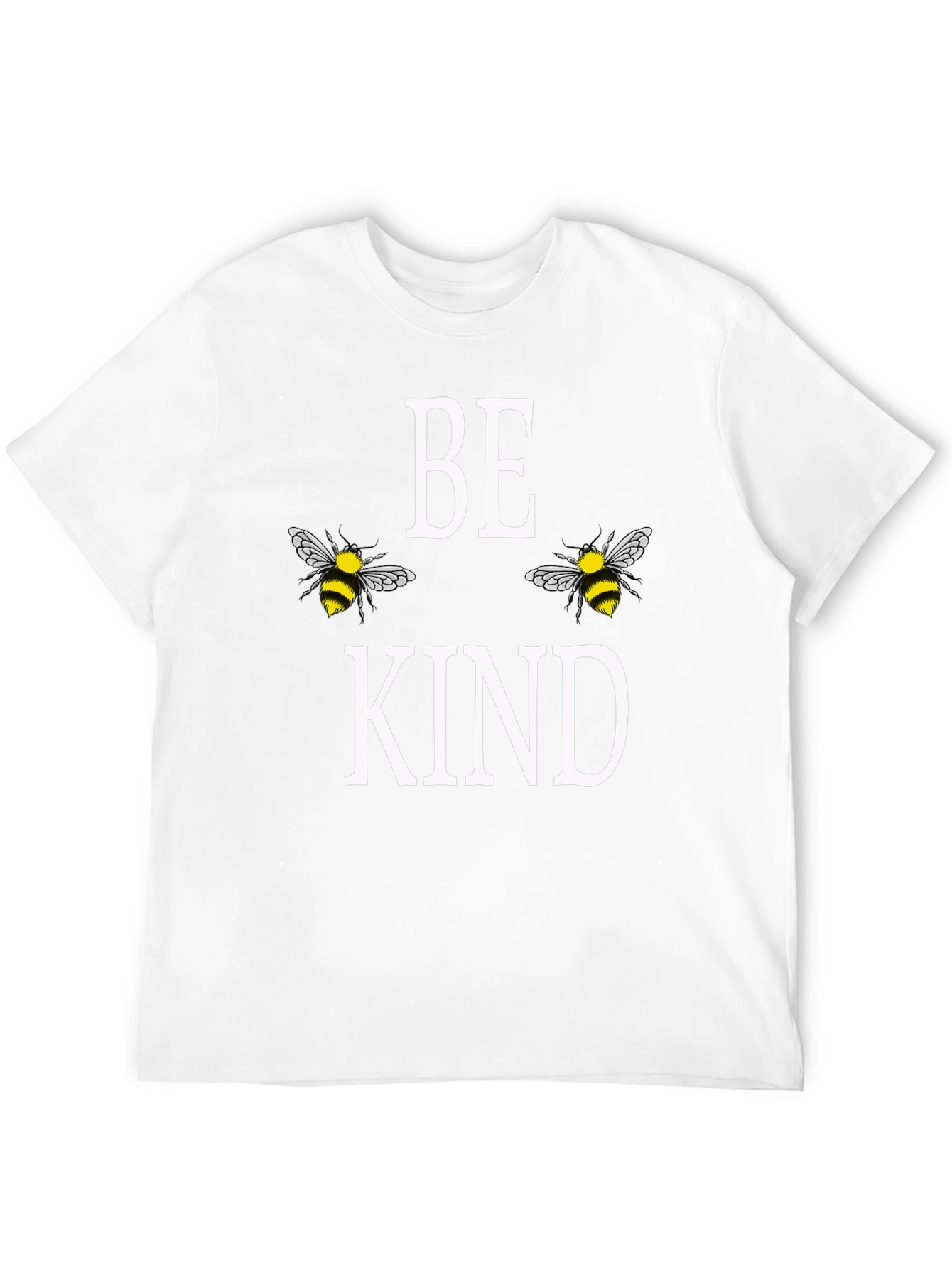 Black Be Kind Bee Graphic T-Shirt - Trendy Casual Wear view 12